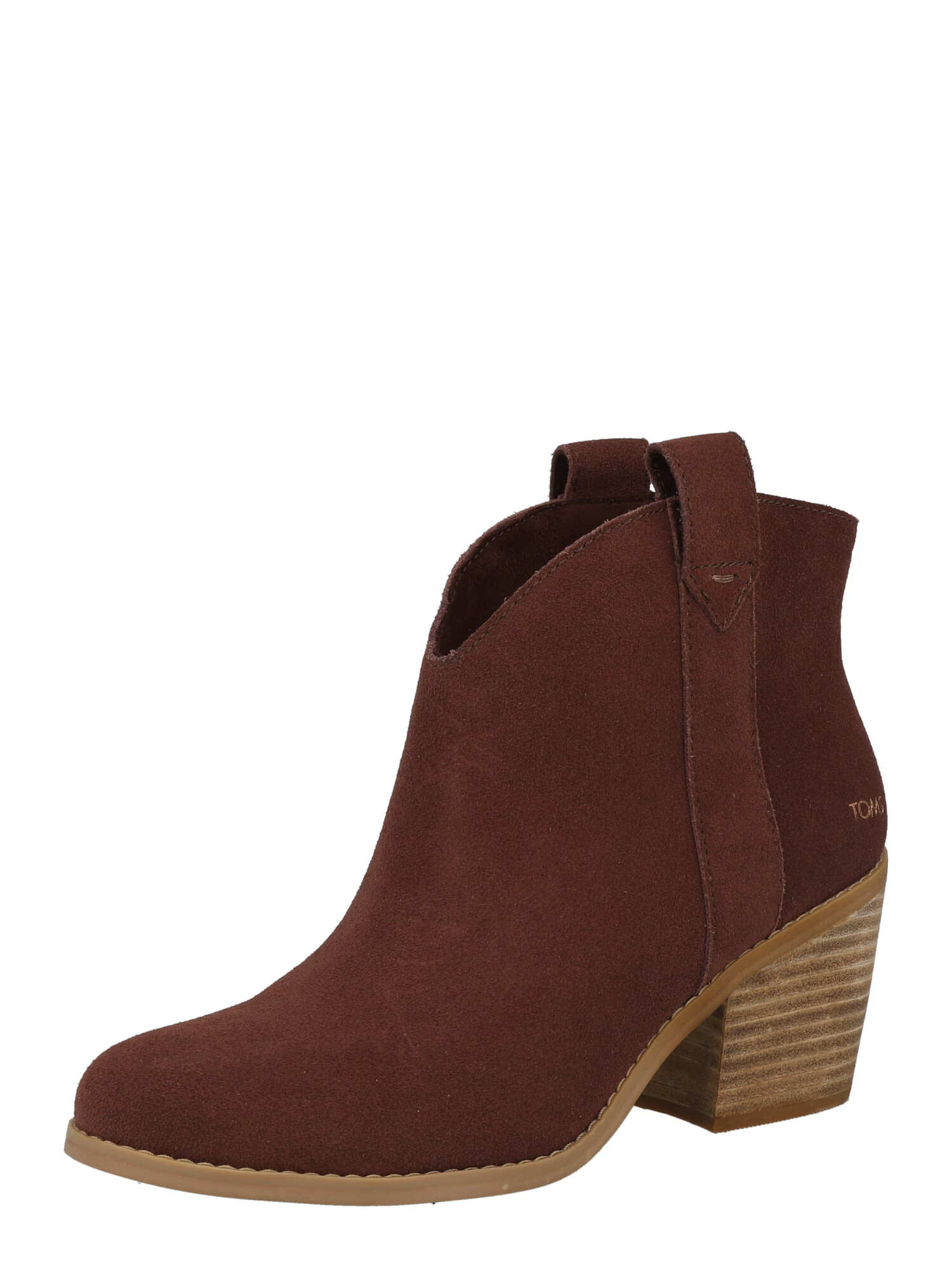 TOMS Ankle boots 'CONSTANCE' σκούρο καφέ - Pepit.gr