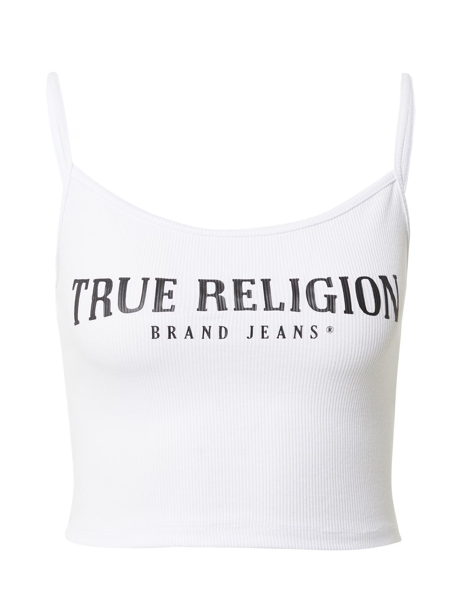 True Religion Τοπ μαύρο / λευκό - Pepit.gr