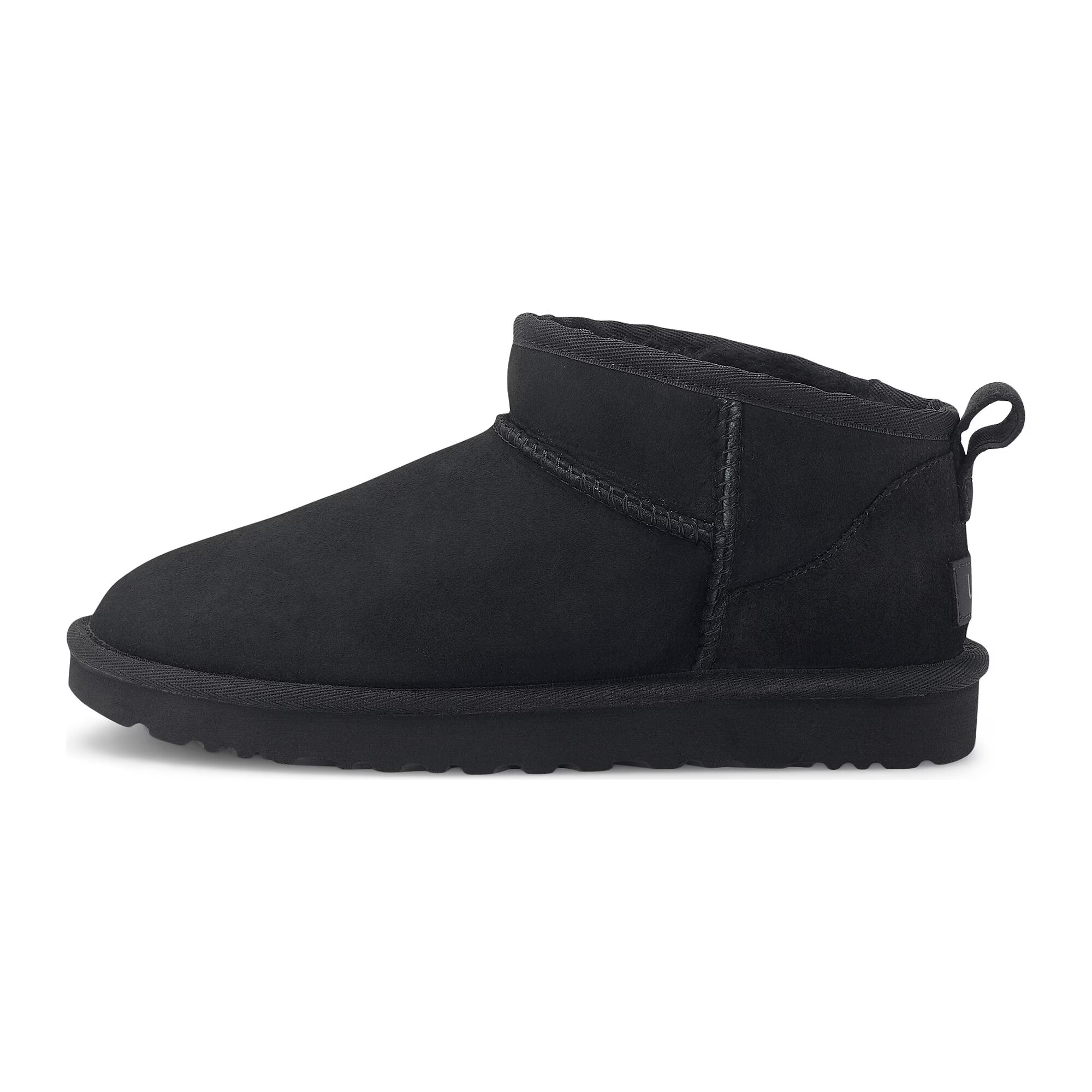 UGG Μπότες για χιόνι 'Classic Ultra Mini' μαύρο - Pepit.gr