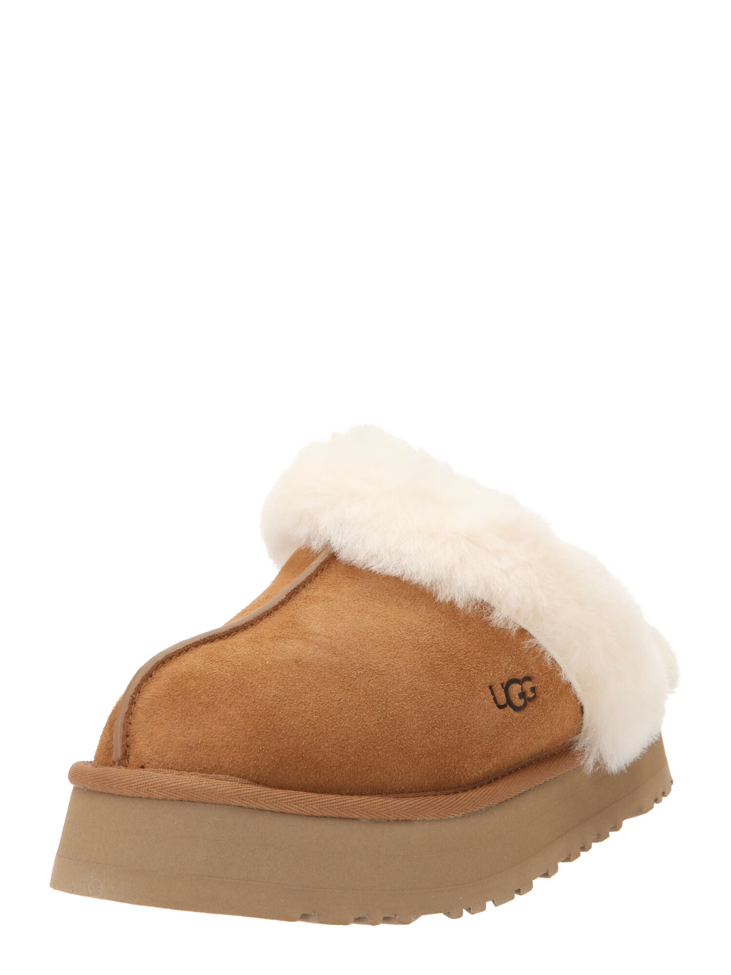 UGG Παντόφλα 'Disquette' ανοικτό καφέ / φυσικό λευκό - Pepit.gr