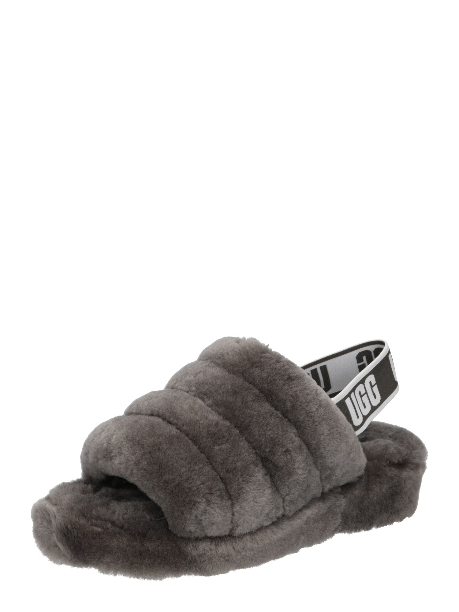 UGG Παντόφλα 'Fluff Yeah Slide' γκρι - Pepit.gr