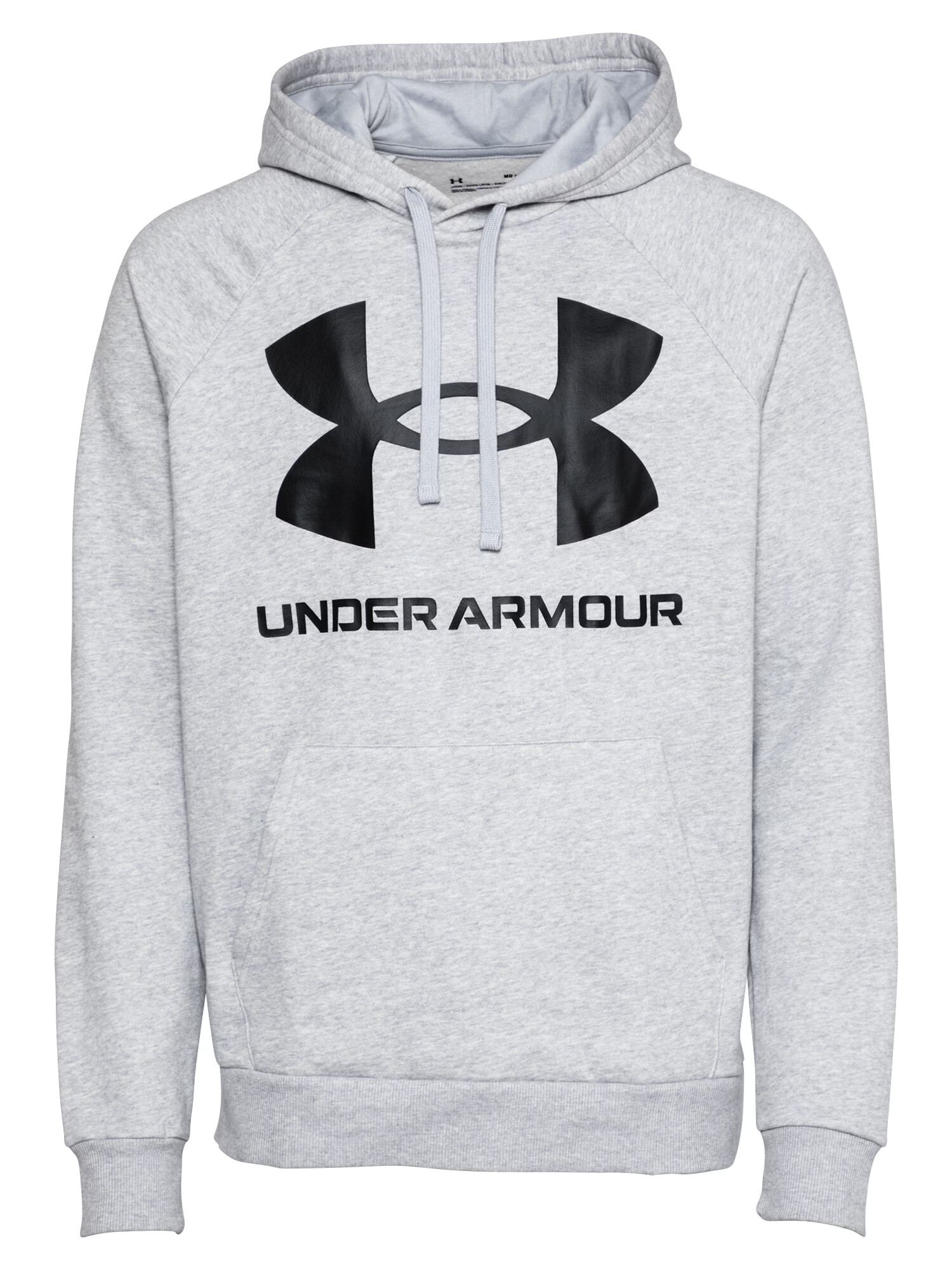 UNDER ARMOUR Αθλητική μπλούζα φούτερ γκρι μελανζέ / μαύρο - Pepit.gr