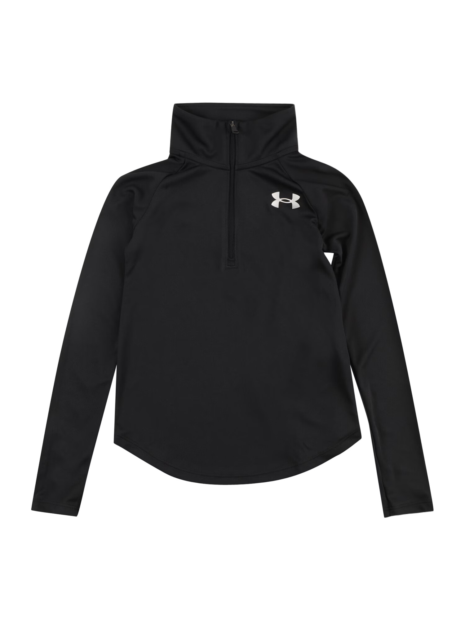 UNDER ARMOUR Αθλητική μπλούζα φούτερ μαύρο / λευκό - Pepit.gr