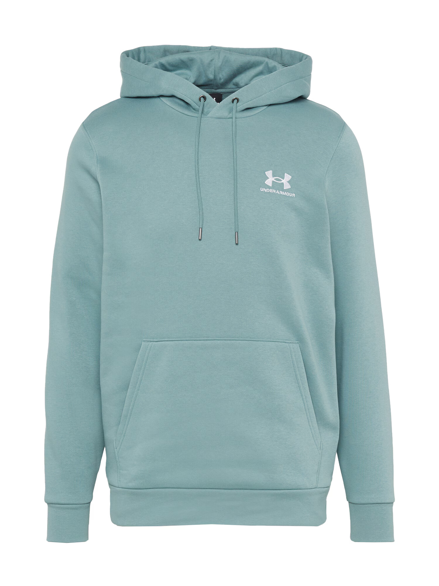 UNDER ARMOUR Αθλητική μπλούζα φούτερ μέντα / λευκό - Pepit.gr