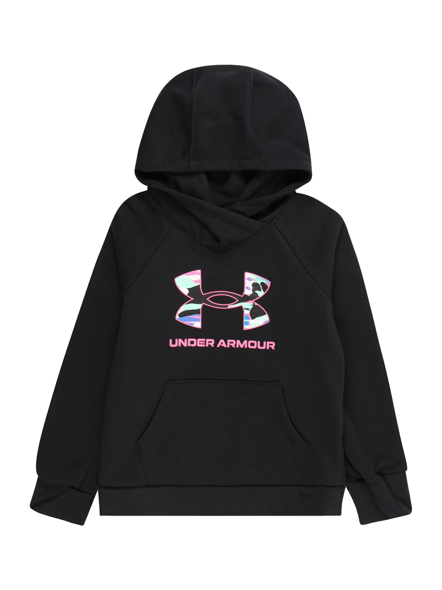 UNDER ARMOUR Αθλητική μπλούζα φούτερ μπλε / τιρκουάζ / ροζ / μαύρο - Pepit.gr