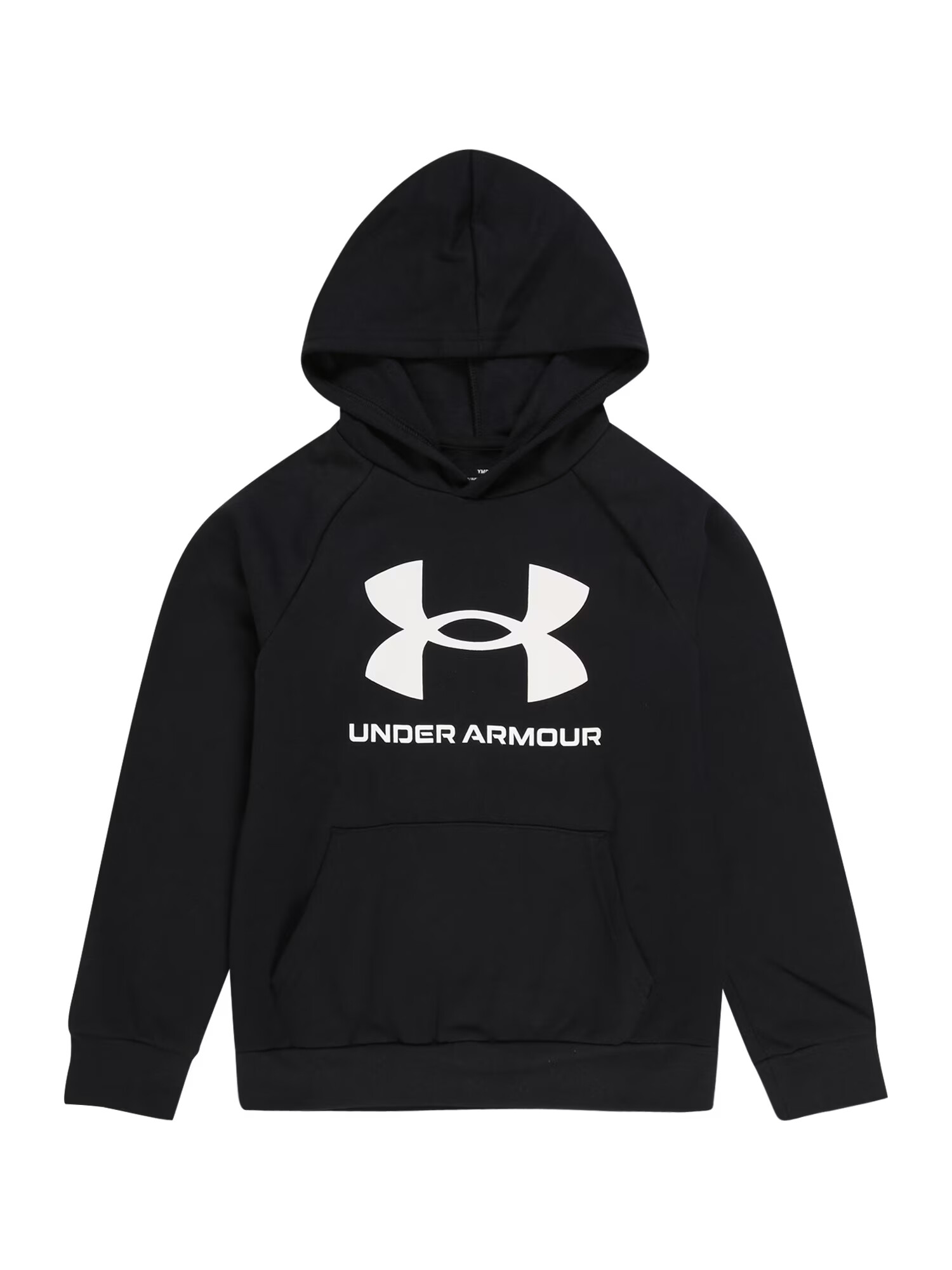 UNDER ARMOUR Αθλητική μπλούζα φούτερ 'RIVAL' μαύρο / λευκό - Pepit.gr