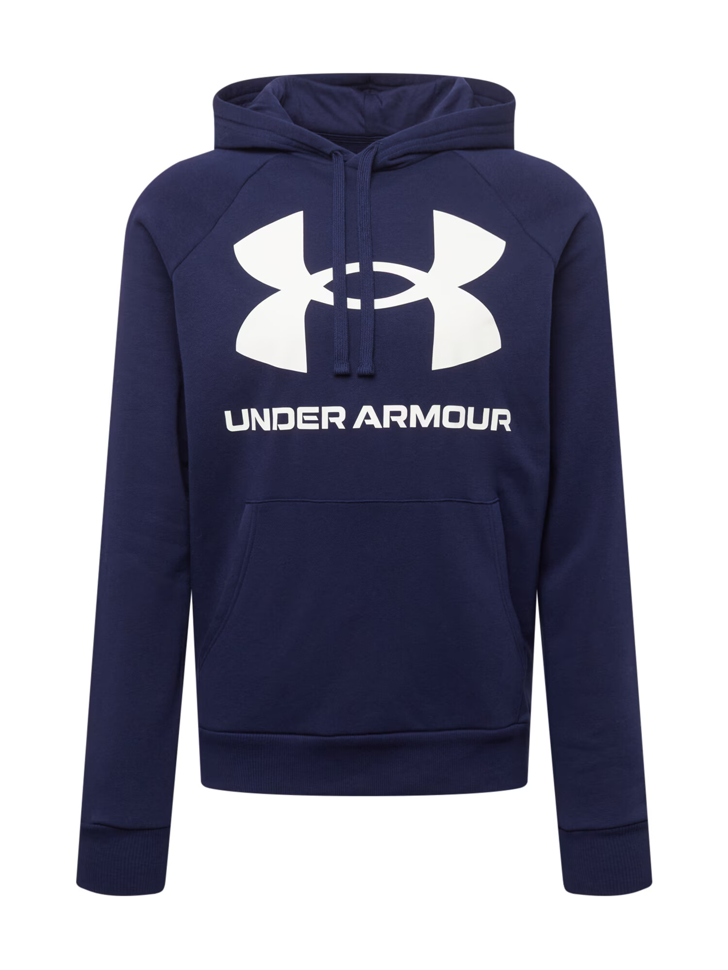 UNDER ARMOUR Αθλητική μπλούζα φούτερ 'Rival' μπλε μαρέν / λευκό - Pepit.gr