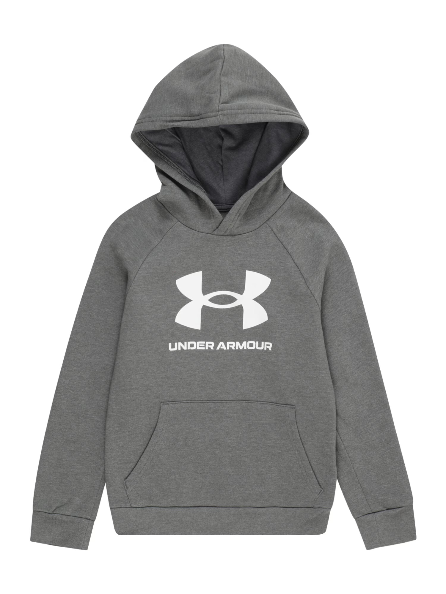 UNDER ARMOUR Αθλητική μπλούζα φούτερ 'Rival' σκούρο γκρι / λευκό - Pepit.gr