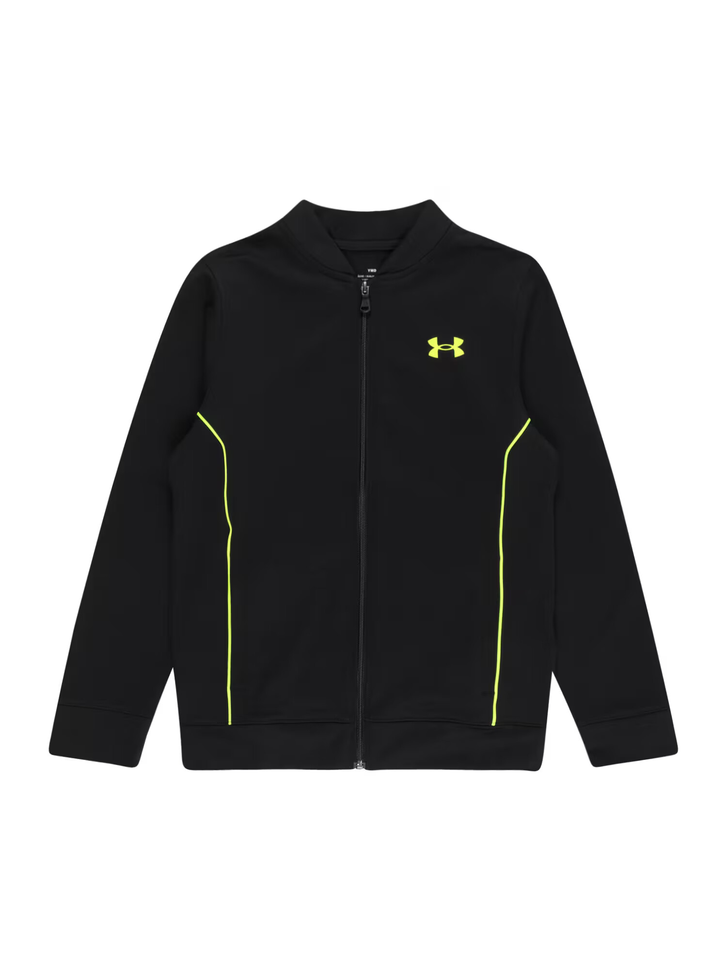 UNDER ARMOUR Αθλητική ζακέτα φούτερ μοσχολέμονο / μαύρο - Pepit.gr