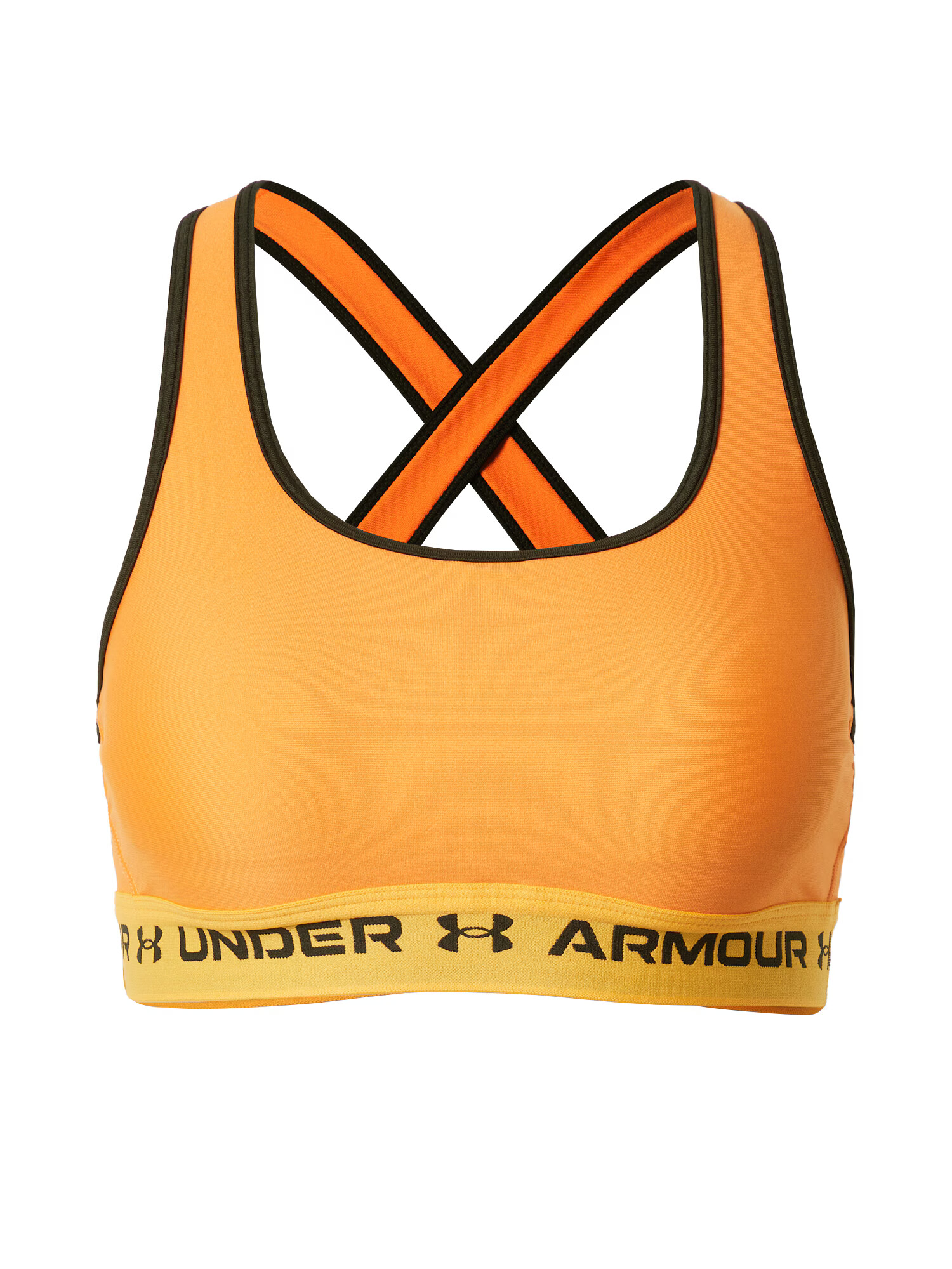 UNDER ARMOUR Αθλητικό σουτιέν ανοικτό πορτοκαλί / μαύρο - Pepit.gr