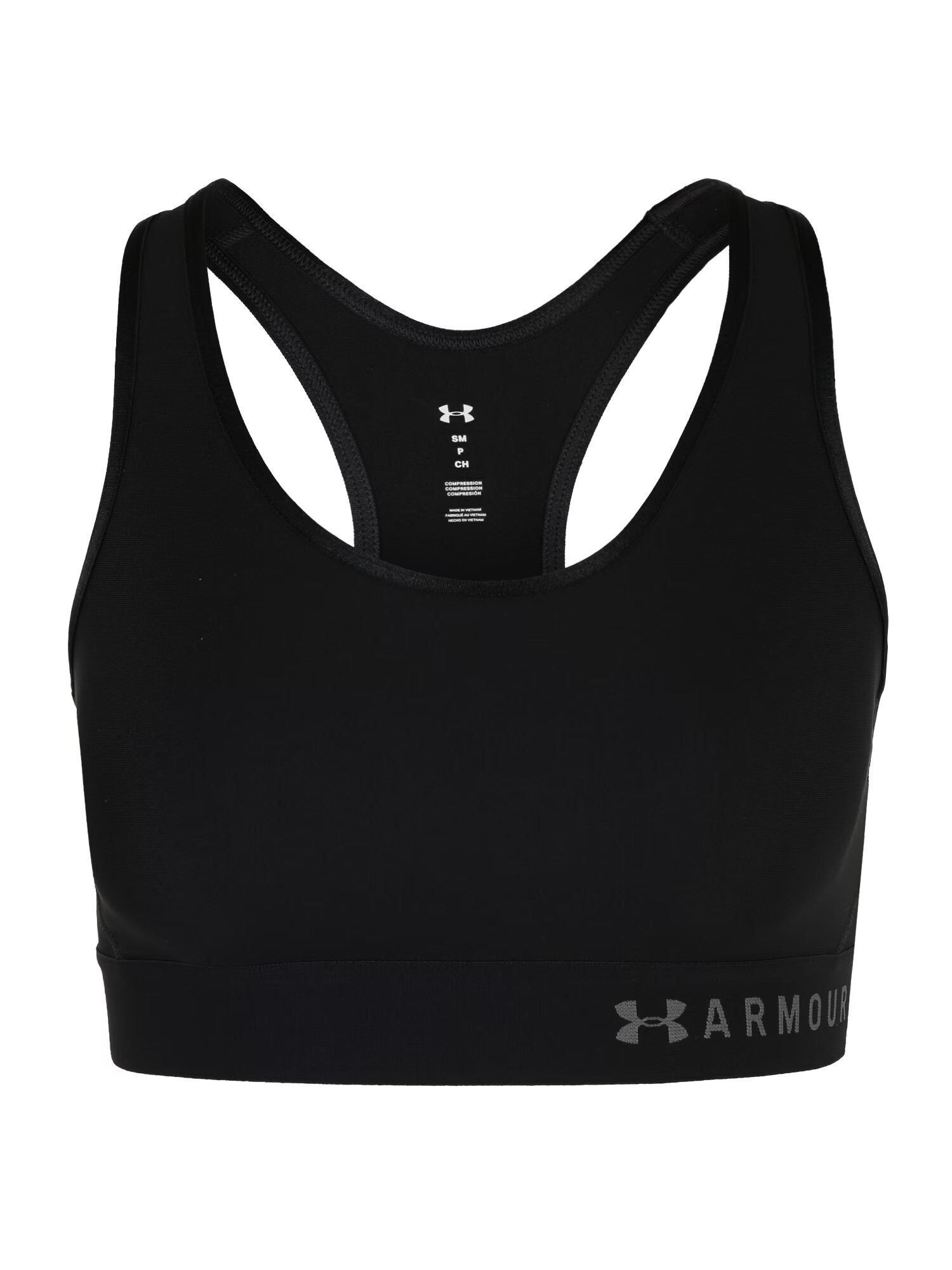 UNDER ARMOUR Αθλητικό σουτιέν 'Armour' γκρι / μαύρο - Pepit.gr