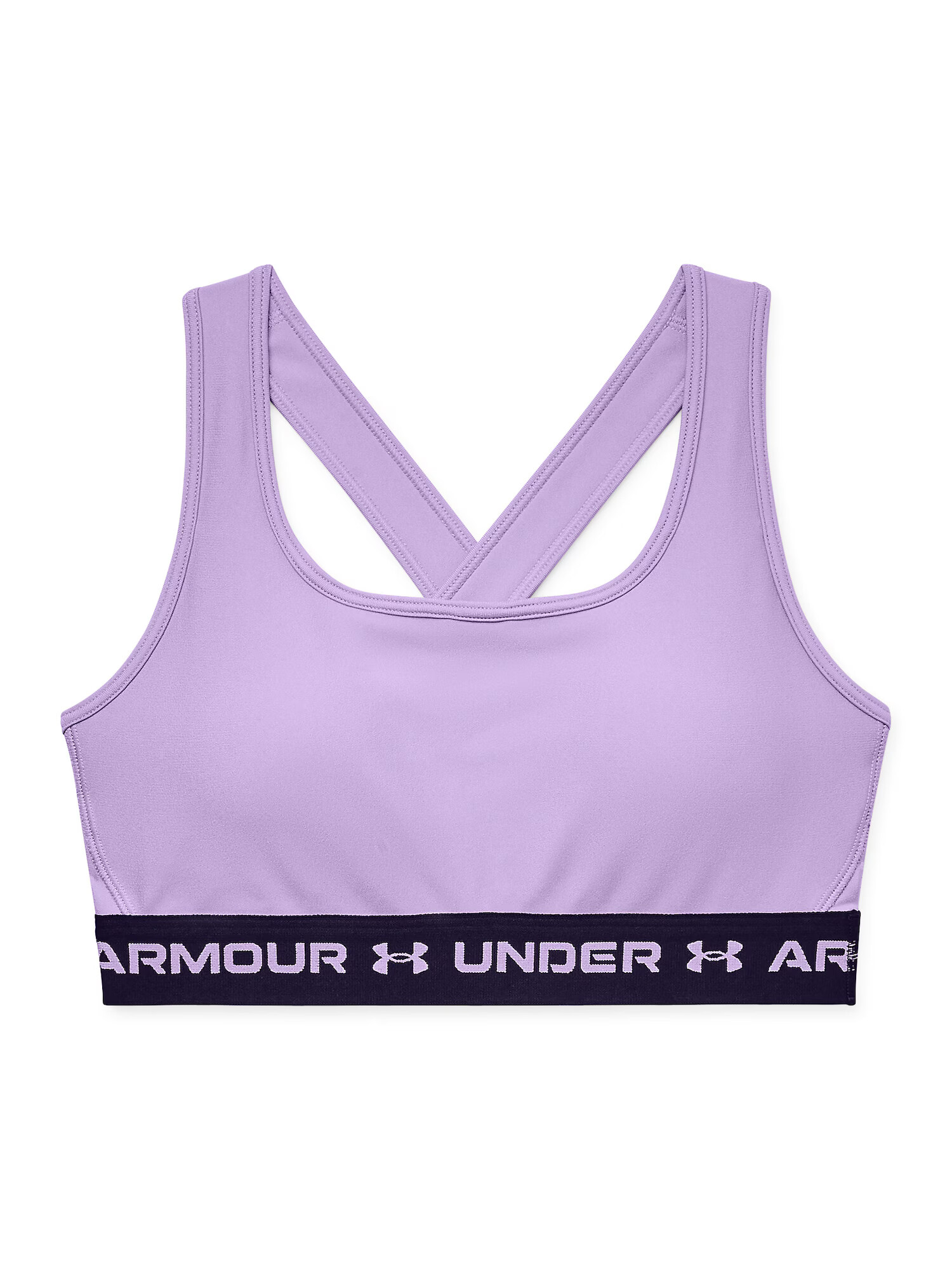 UNDER ARMOUR Αθλητικό σουτιέν λιλά / μαύρο - Pepit.gr