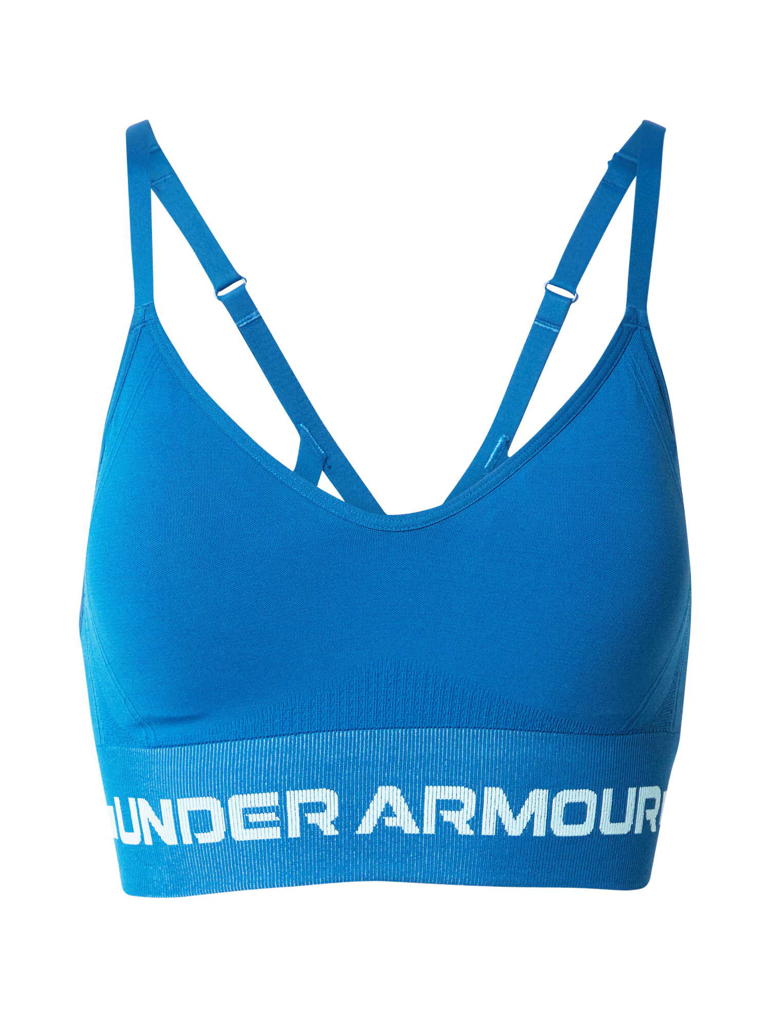 UNDER ARMOUR Αθλητικό σουτιέν μπλε / λευκό - Pepit.gr