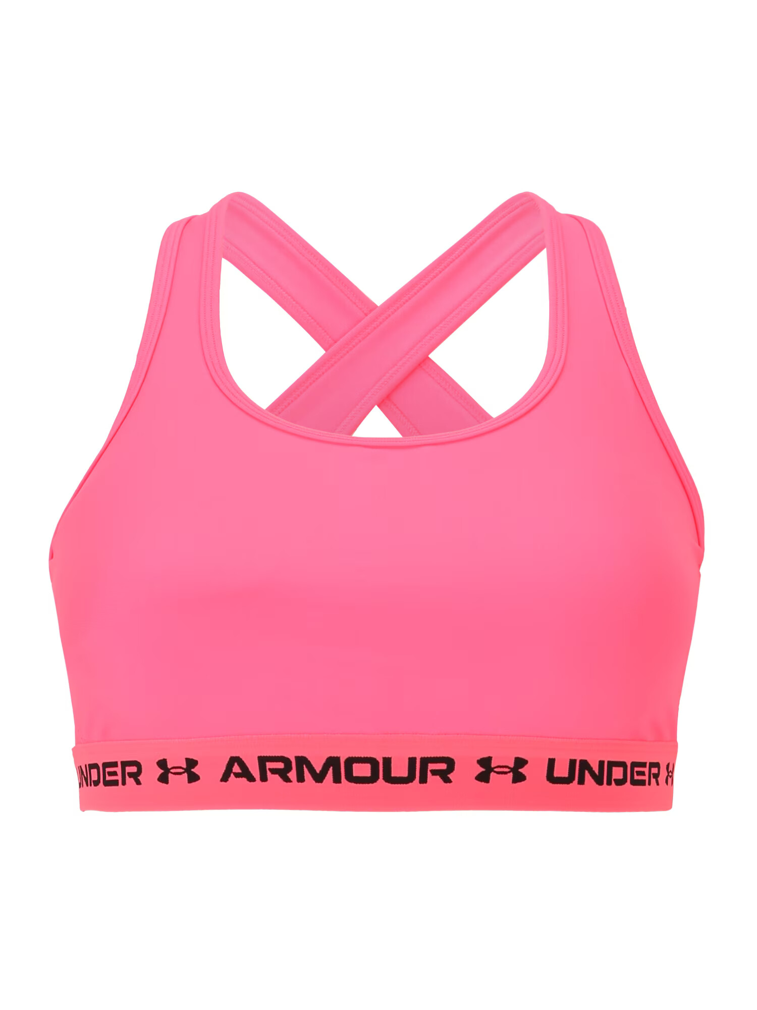 UNDER ARMOUR Αθλητικό σουτιέν ροζ / μαύρο - Pepit.gr