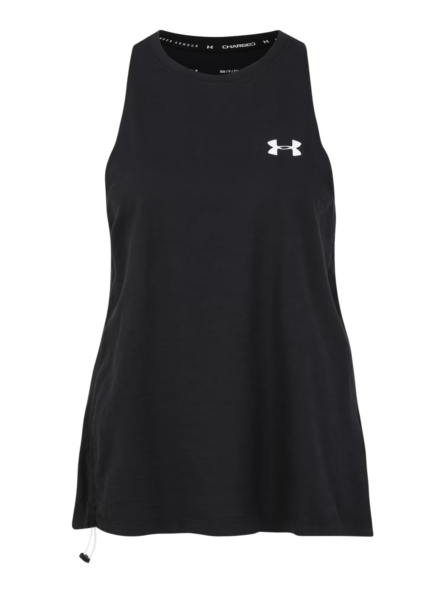 UNDER ARMOUR Αθλητικό τοπ μαύρο / λευκό - Pepit.gr