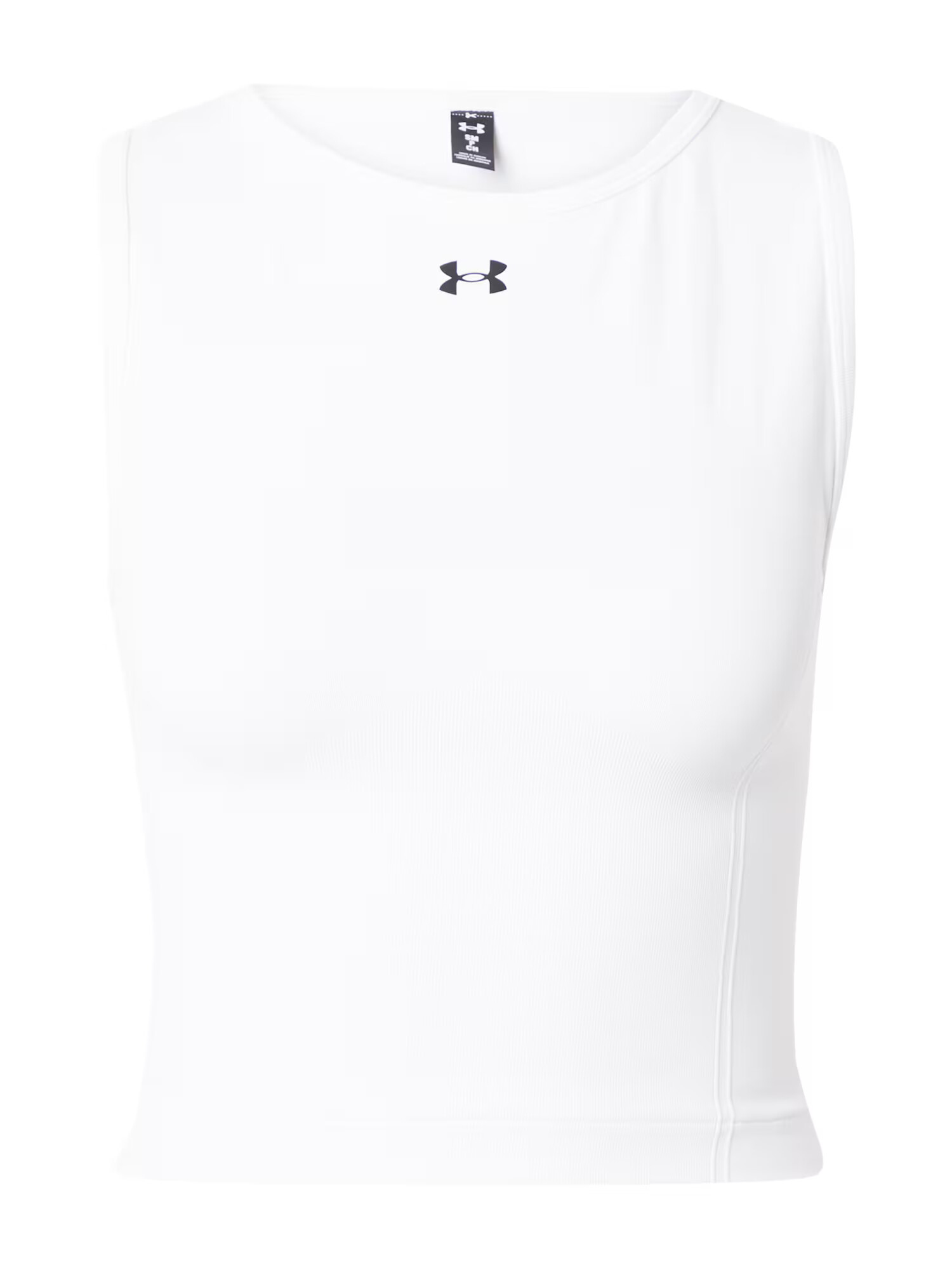 UNDER ARMOUR Αθλητικό τοπ μαύρο / λευκό - Pepit.gr