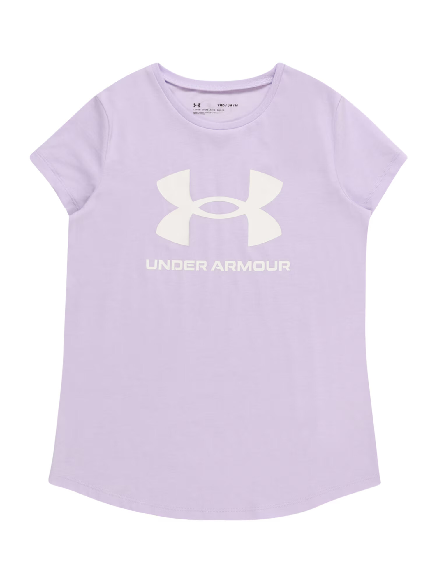 UNDER ARMOUR Λειτουργικό μπλουζάκι ανοικτό λιλά / λευκό - Pepit.gr