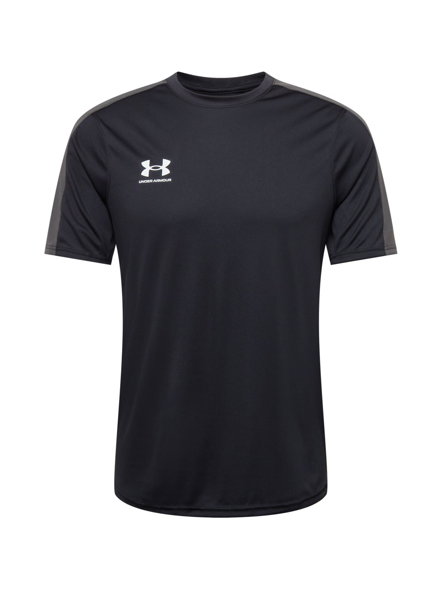 UNDER ARMOUR Λειτουργικό μπλουζάκι 'Challenger' γκρι / μαύρο / λευκό - Pepit.gr