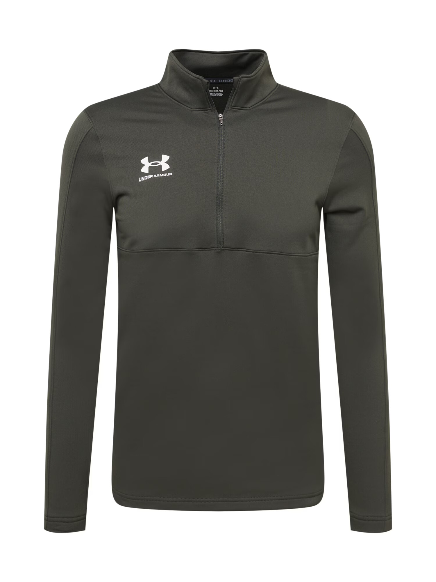 UNDER ARMOUR Λειτουργικό μπλουζάκι 'Challenger' σκούρο πράσινο / λευκό - Pepit.gr