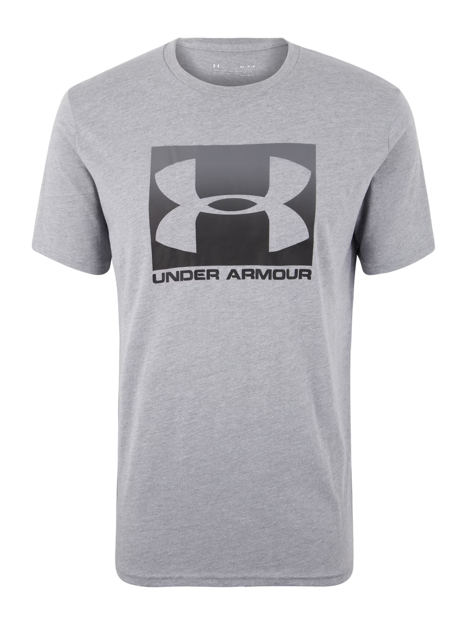 UNDER ARMOUR Λειτουργικό μπλουζάκι γκρι μελανζέ / μαύρο - Pepit.gr