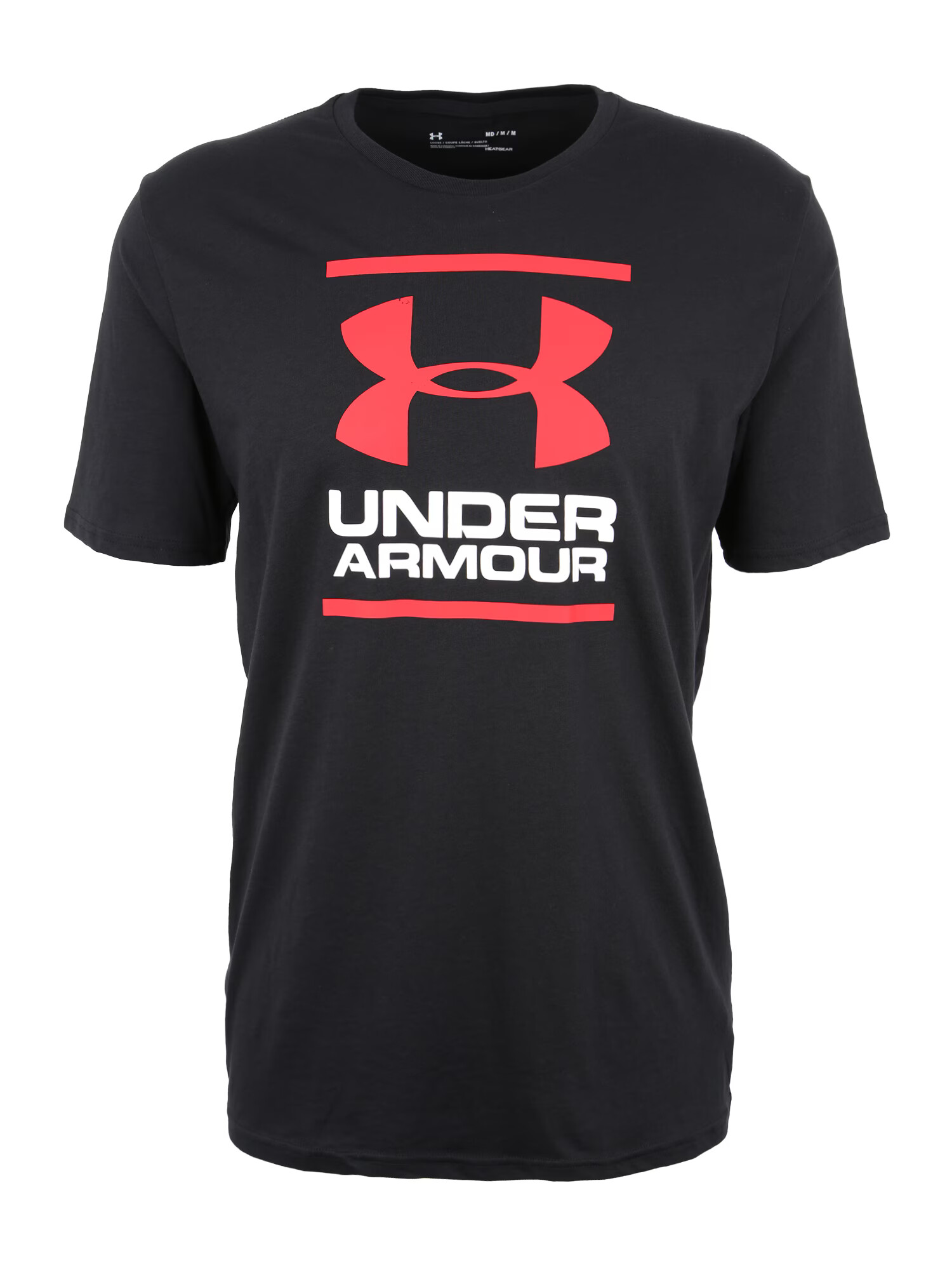 UNDER ARMOUR Λειτουργικό μπλουζάκι 'GL Foundation' ανοικτό κόκκινο / μαύρο / λευκό - Pepit.gr