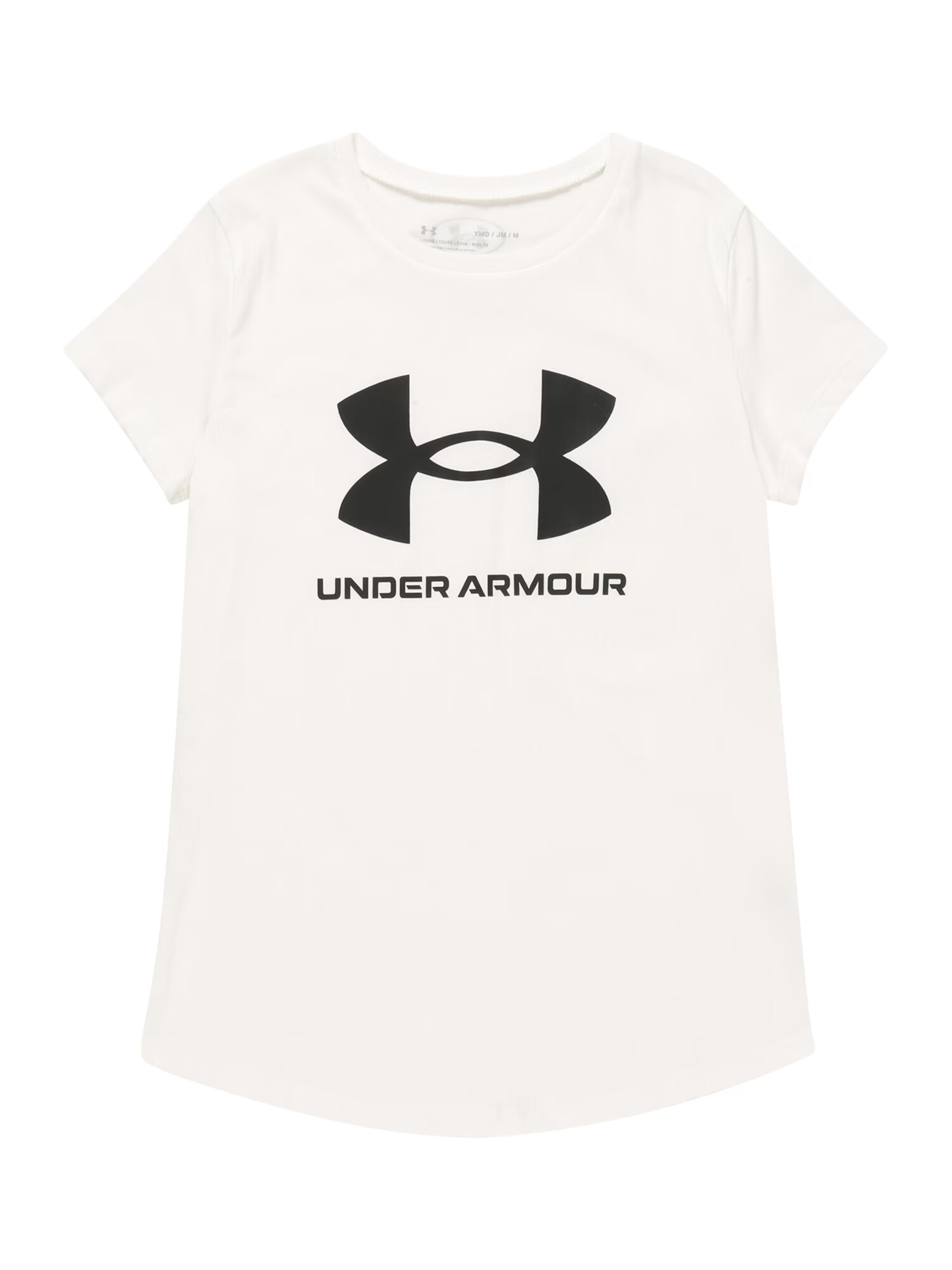 UNDER ARMOUR Λειτουργικό μπλουζάκι μαύρο / λευκό - Pepit.gr