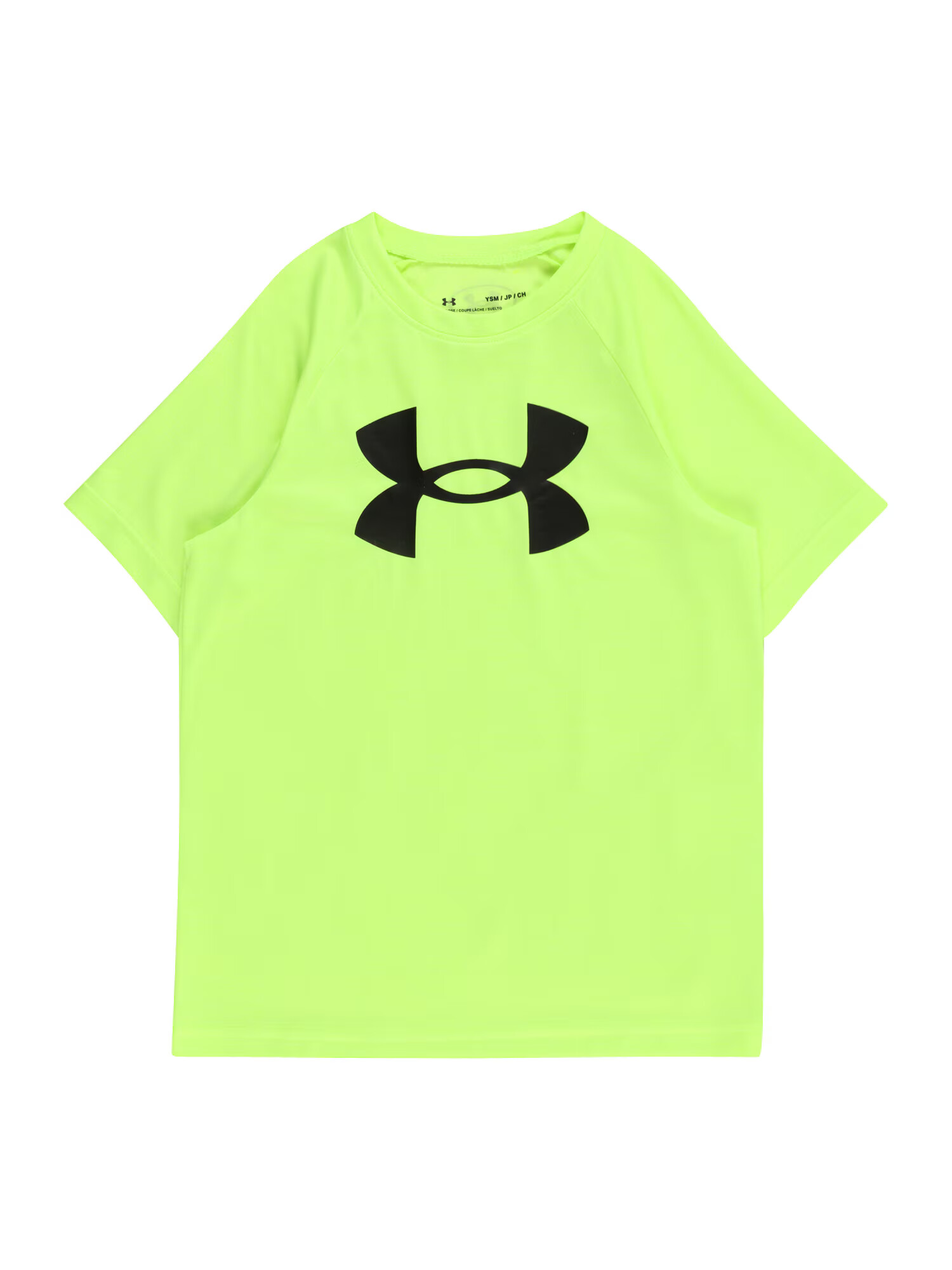 UNDER ARMOUR Λειτουργικό μπλουζάκι μοσχολέμονο / μαύρο - Pepit.gr