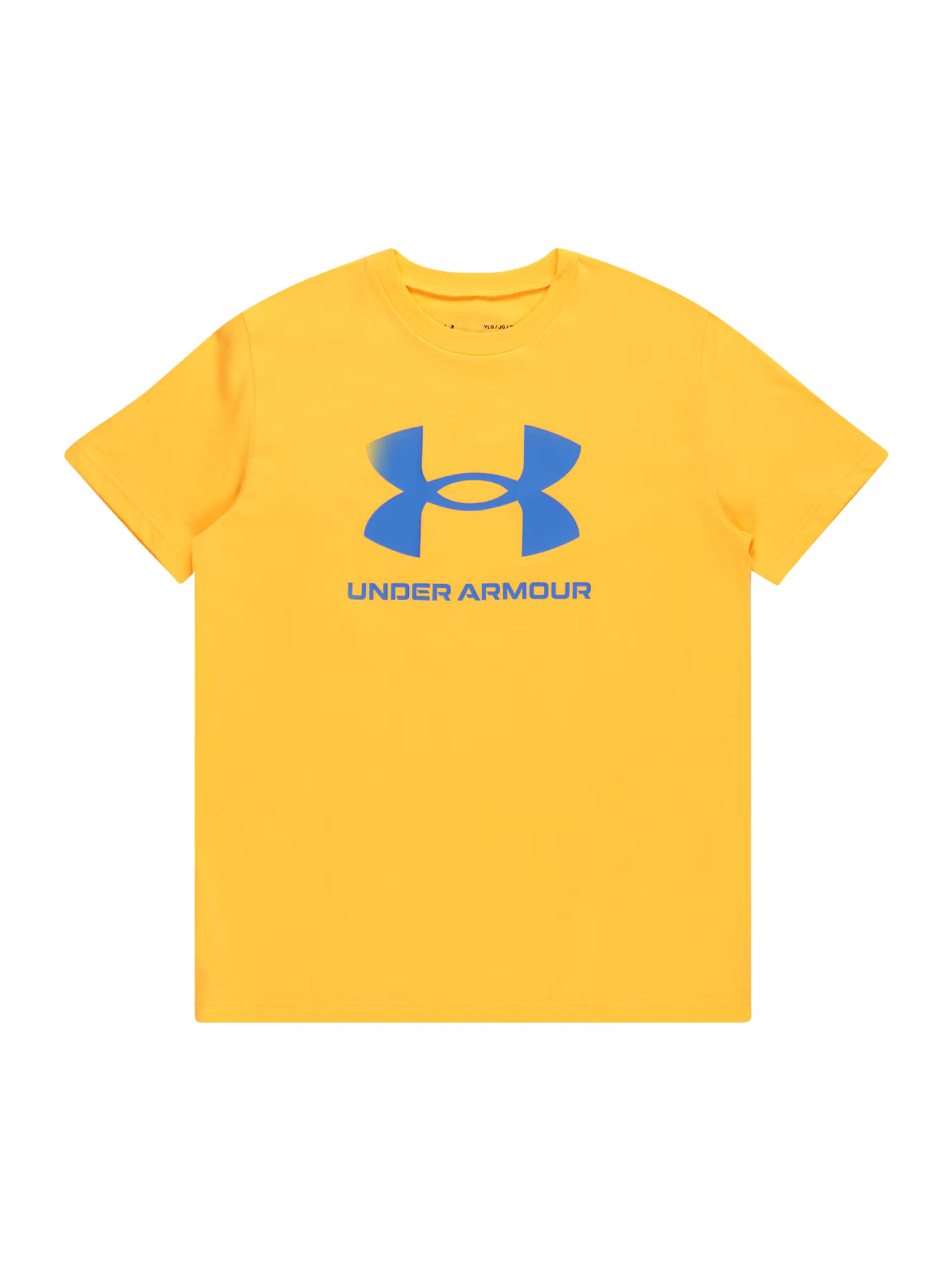 UNDER ARMOUR Λειτουργικό μπλουζάκι μπλε / κίτρινο - Pepit.gr