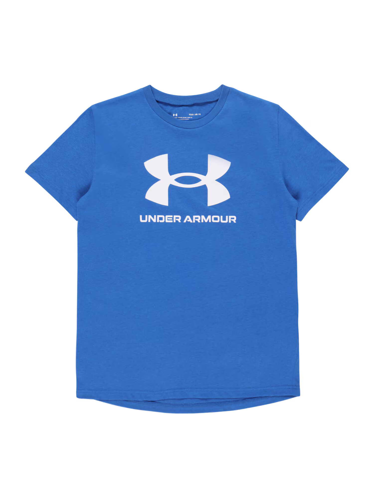 UNDER ARMOUR Λειτουργικό μπλουζάκι μπλε ρουά / λευκό - Pepit.gr