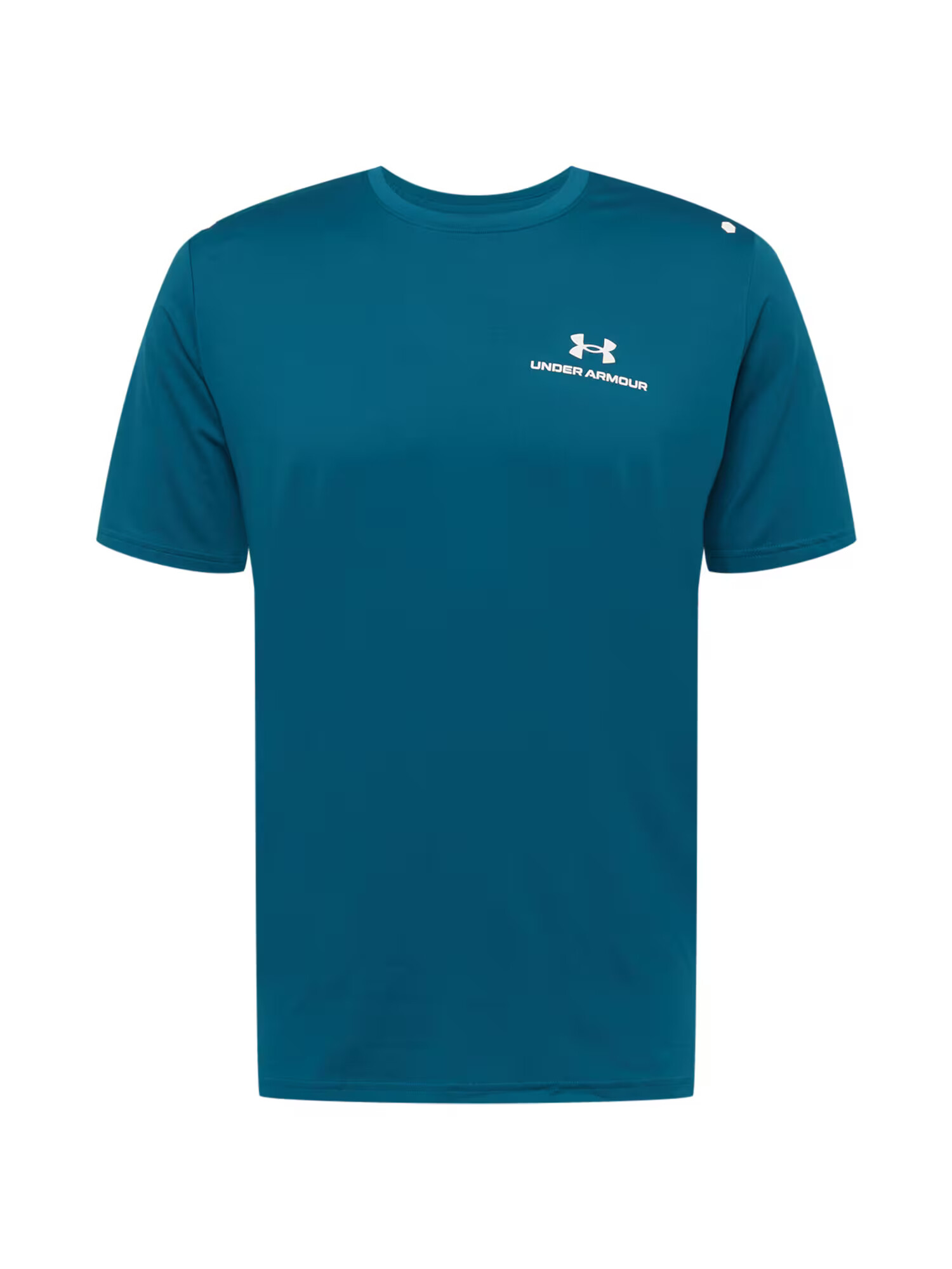 UNDER ARMOUR Λειτουργικό μπλουζάκι 'Rush Energy' σμαραγδί / λευκό - Pepit.gr