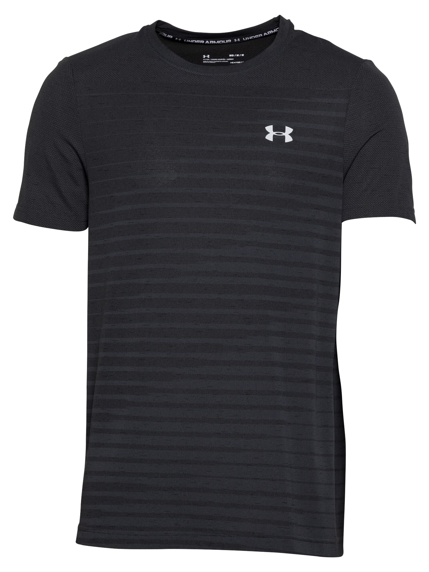 UNDER ARMOUR Λειτουργικό μπλουζάκι σκούρο γκρι / μαύρο - Pepit.gr