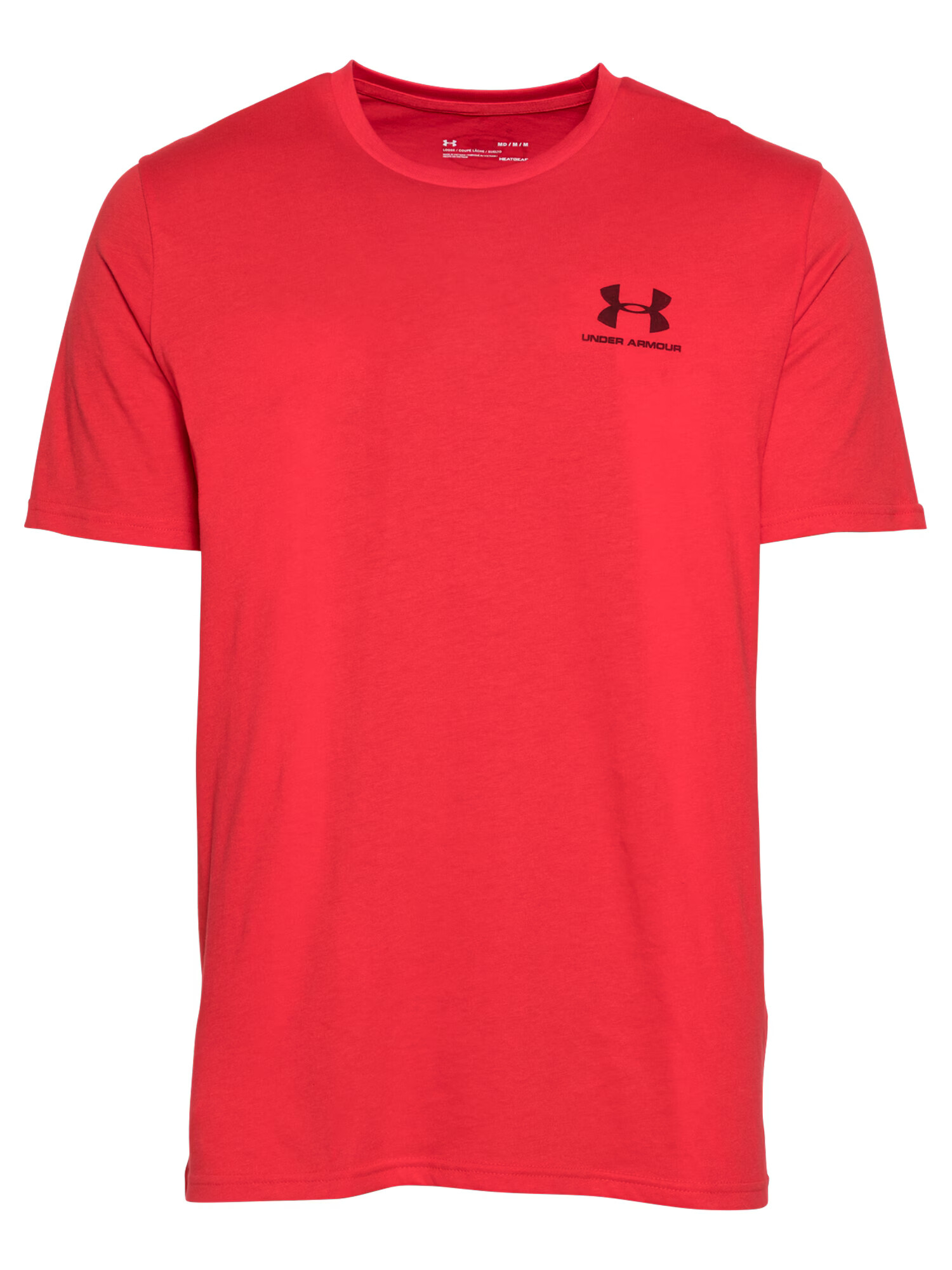 UNDER ARMOUR Λειτουργικό μπλουζάκι 'Sportstyle' κόκκινο / μαύρο - Pepit.gr