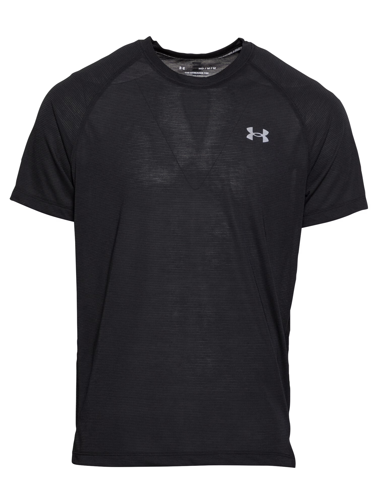 UNDER ARMOUR Λειτουργικό μπλουζάκι 'Streaker' μαύρο / λευκό - Pepit.gr