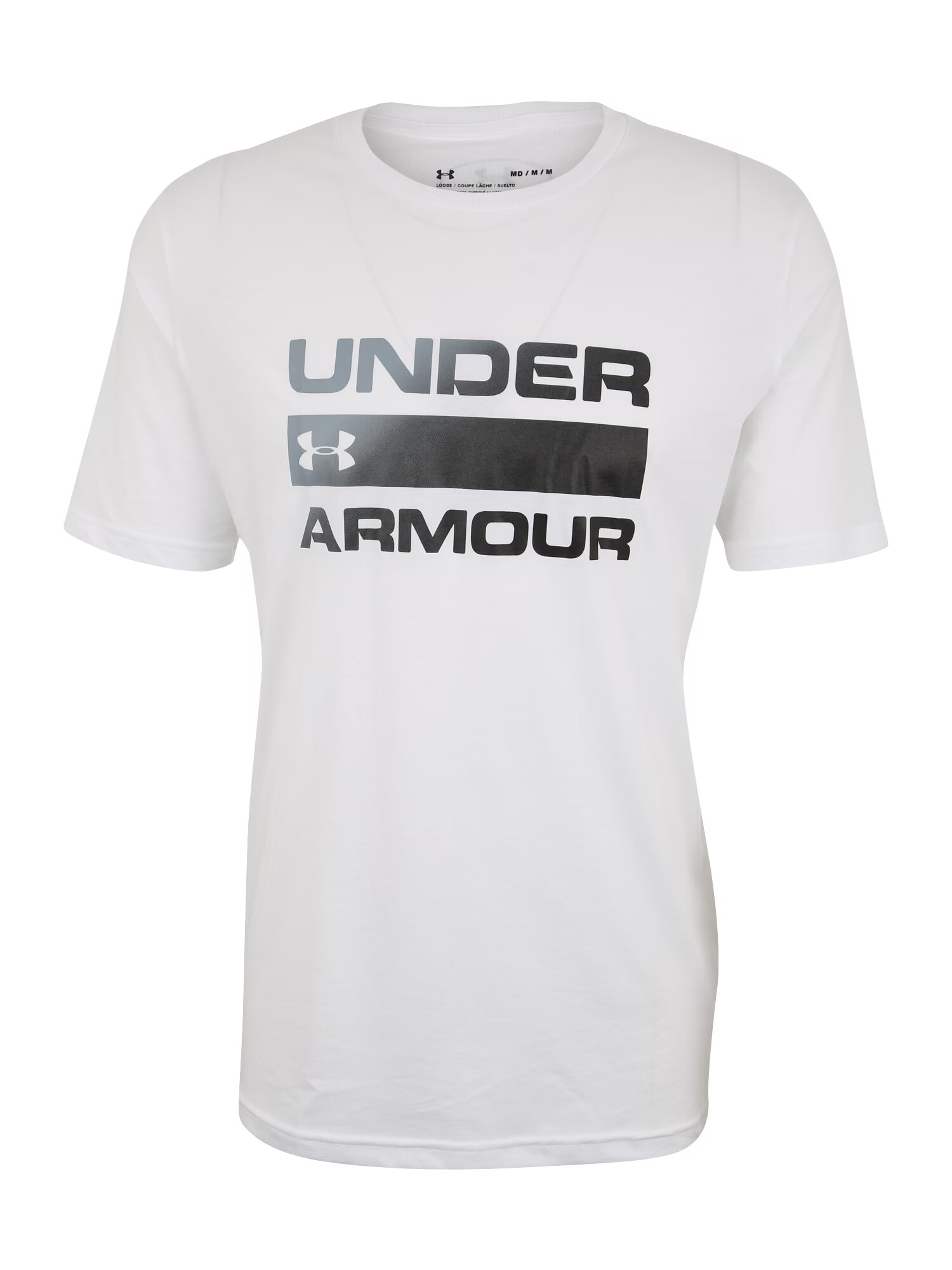 UNDER ARMOUR Λειτουργικό μπλουζάκι 'Team Issue' μαύρο / λευκό - Pepit.gr