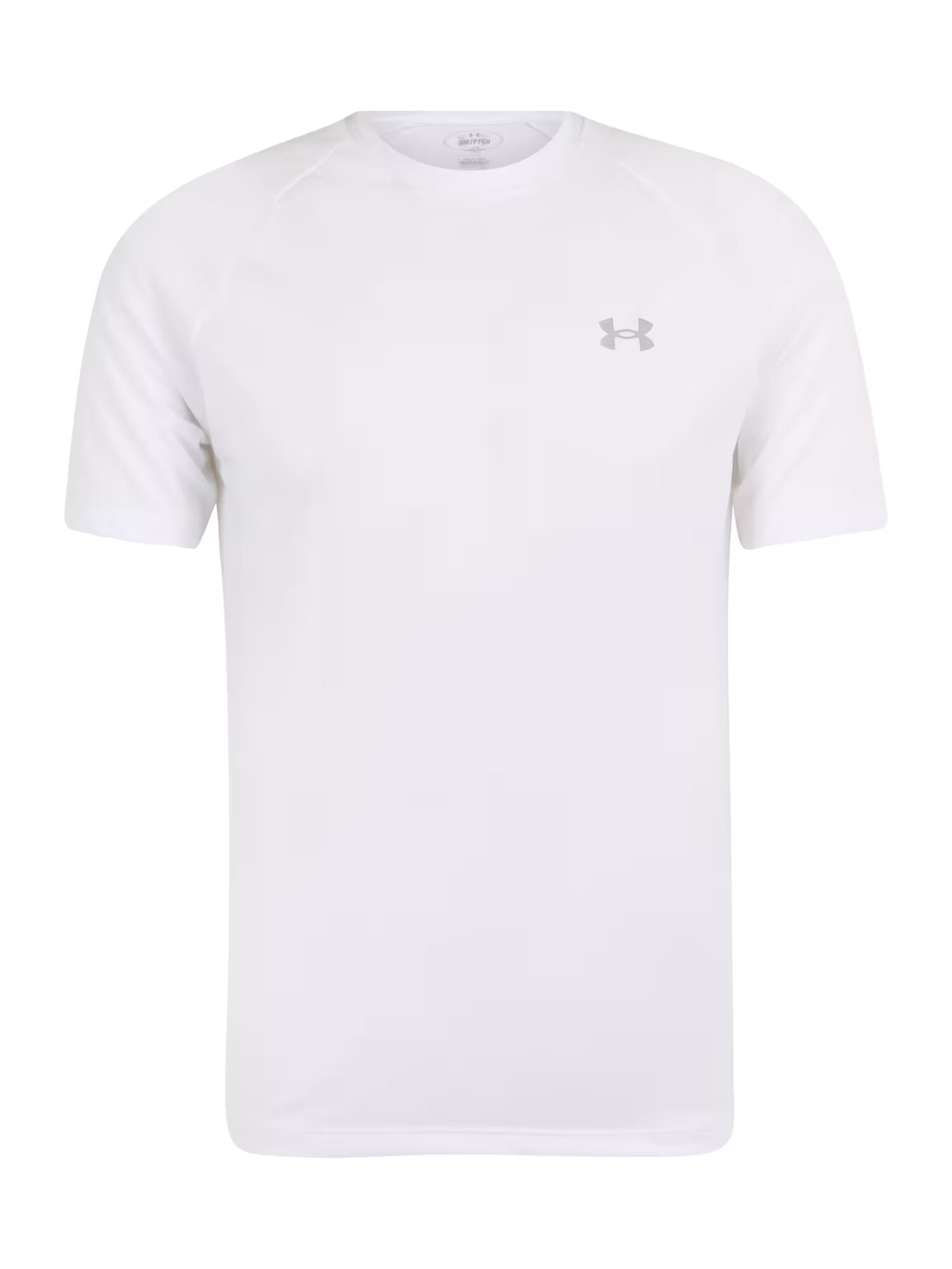 UNDER ARMOUR Λειτουργικό μπλουζάκι 'Tech Reflective' γκρι / λευκό - Pepit.gr