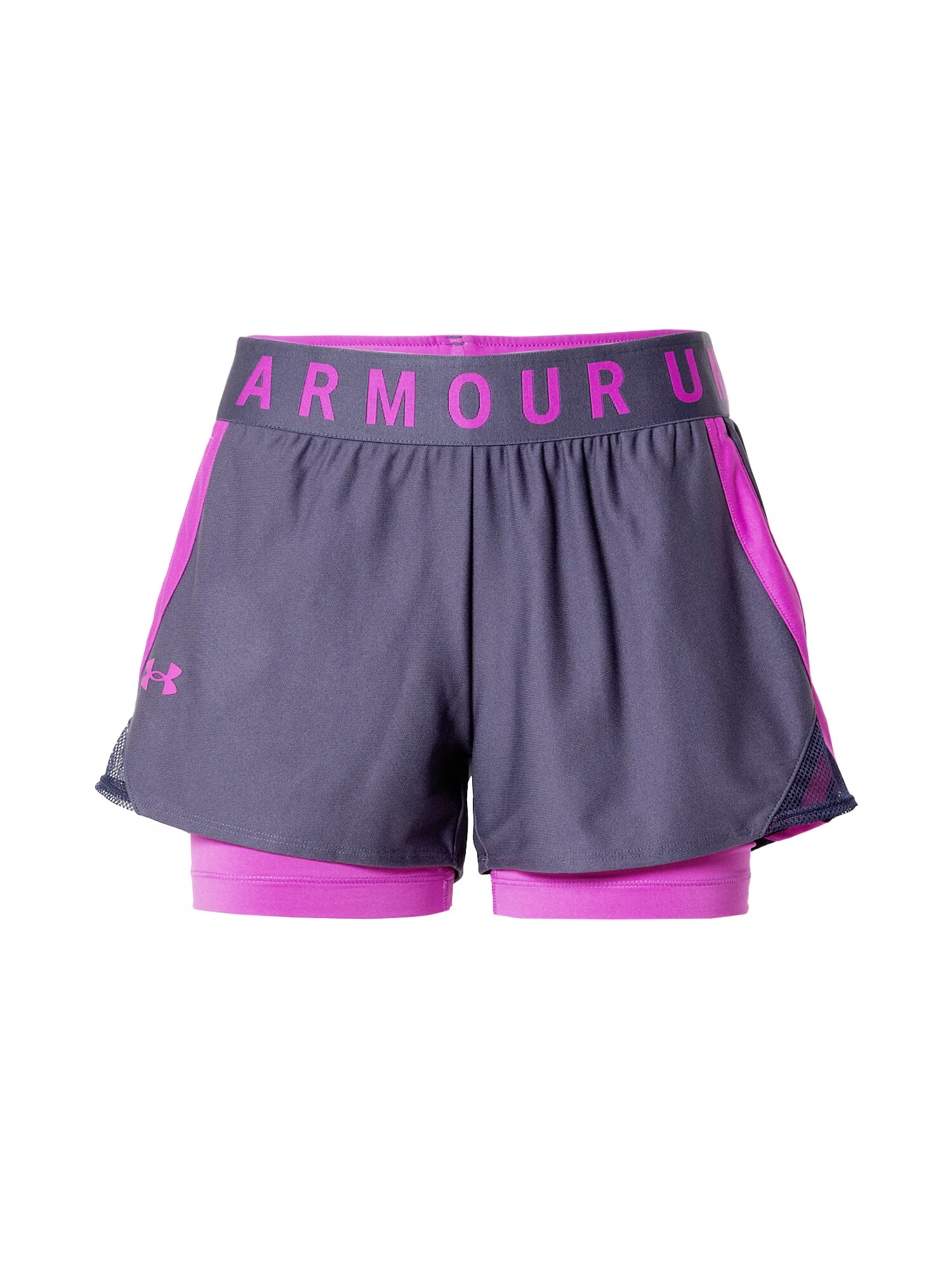 UNDER ARMOUR Παντελόνι φόρμας δαμασκηνί / ορχιδέα - Pepit.gr