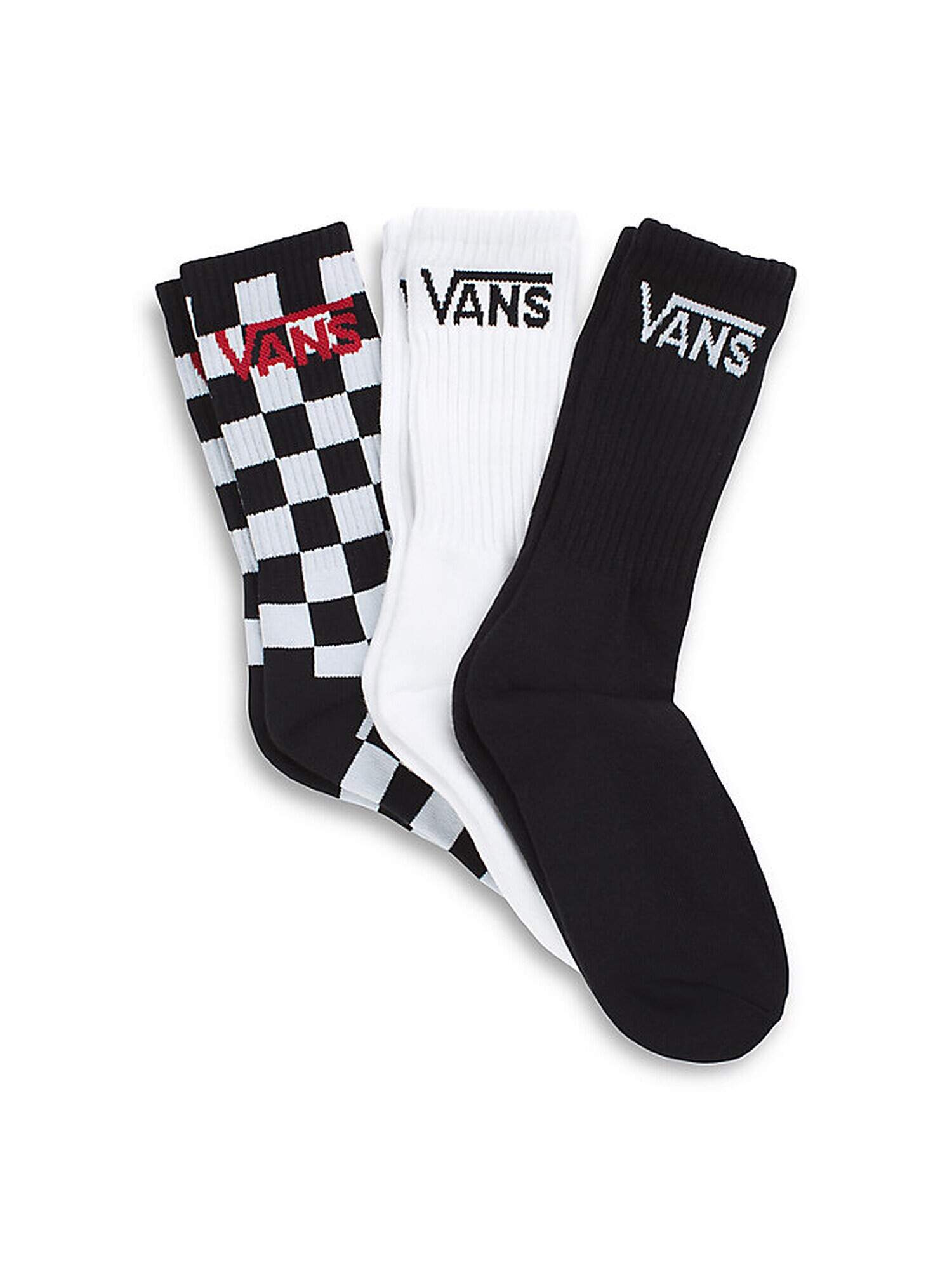 VANS Κάλτσες 'BY CLASSIC CREW BOYS (1-6)' κόκκινο / μαύρο / λευκό - Pepit.gr