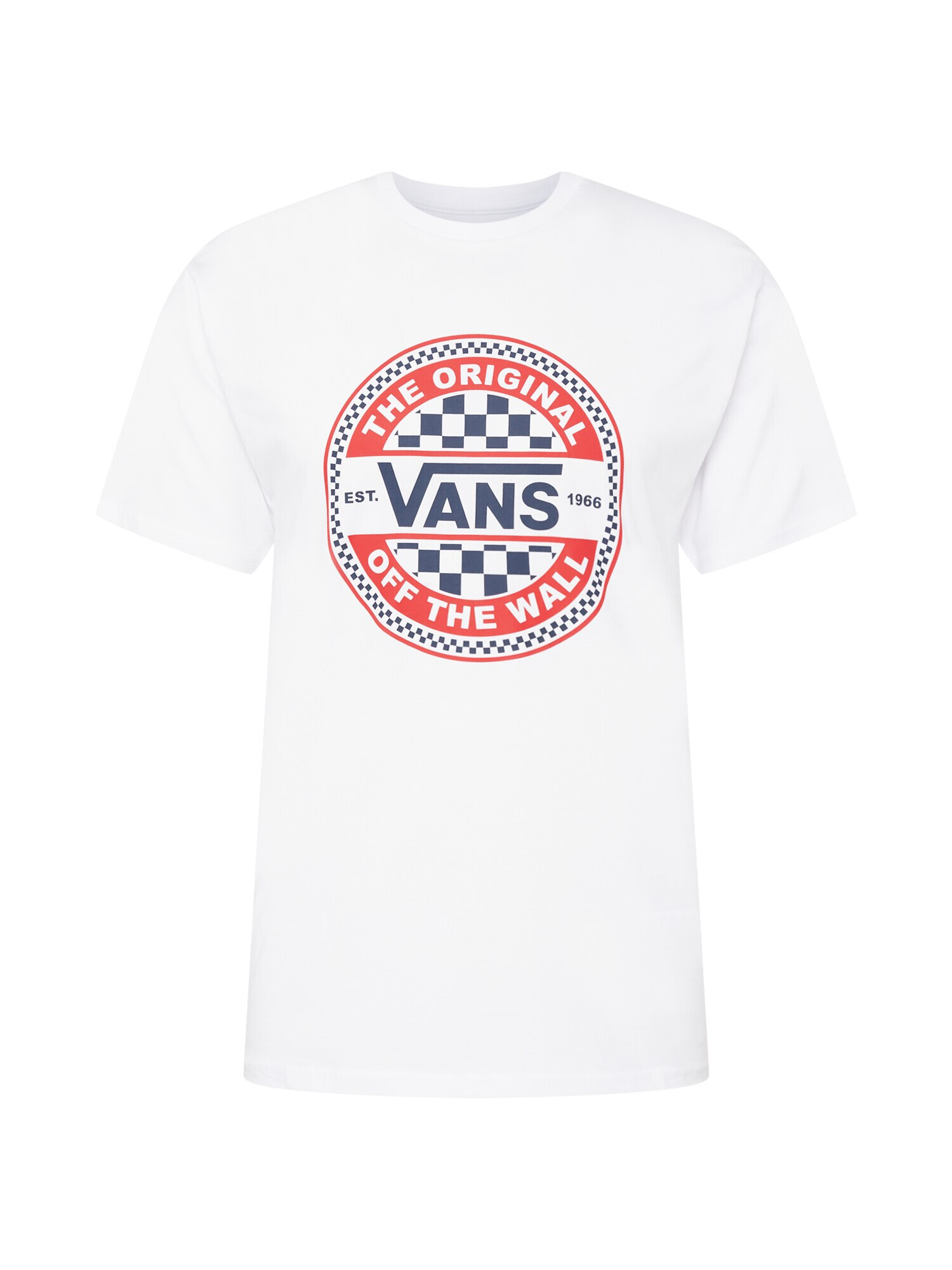 VANS Μπλουζάκι 'CIRCLE CHECKER' σκούρο μπλε / κόκκινο / λευκό - Pepit.gr