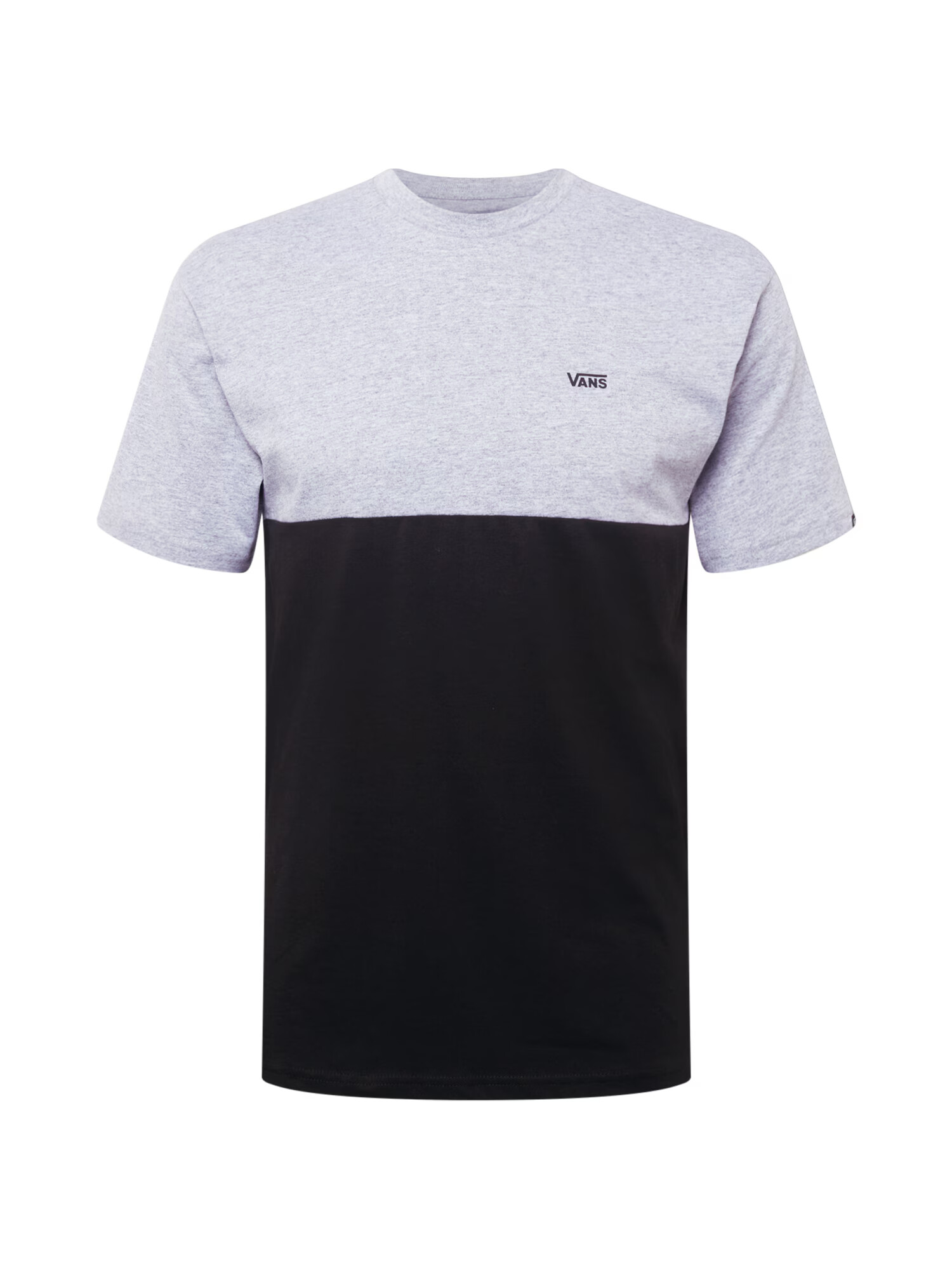 VANS Μπλουζάκι 'MN COLORBLOCK TEE' γκρι μελανζέ / μαύρο - Pepit.gr