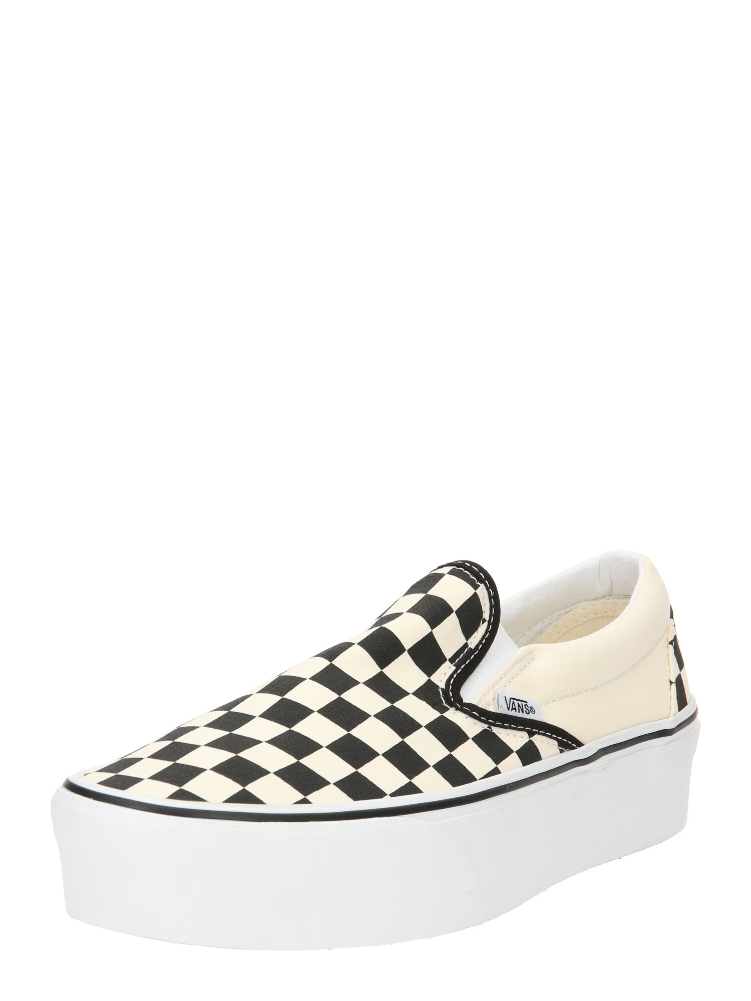 VANS Slip-on κρεμ / μαύρο / λευκό - Pepit.gr