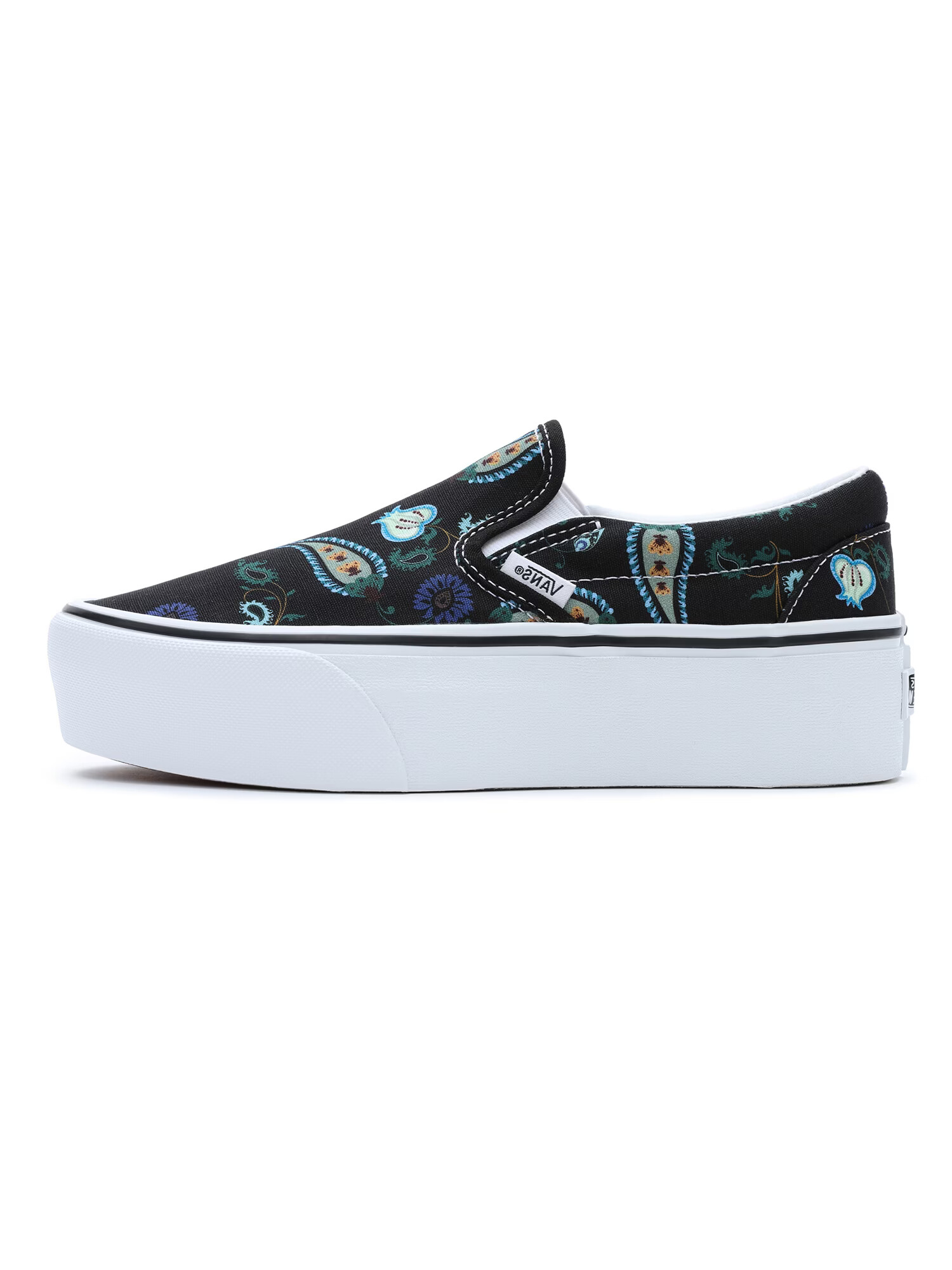 VANS Slip-on μπλε ρουά / γαλαζοπράσινο / πράσινο παστέλ / μαύρο - Pepit.gr