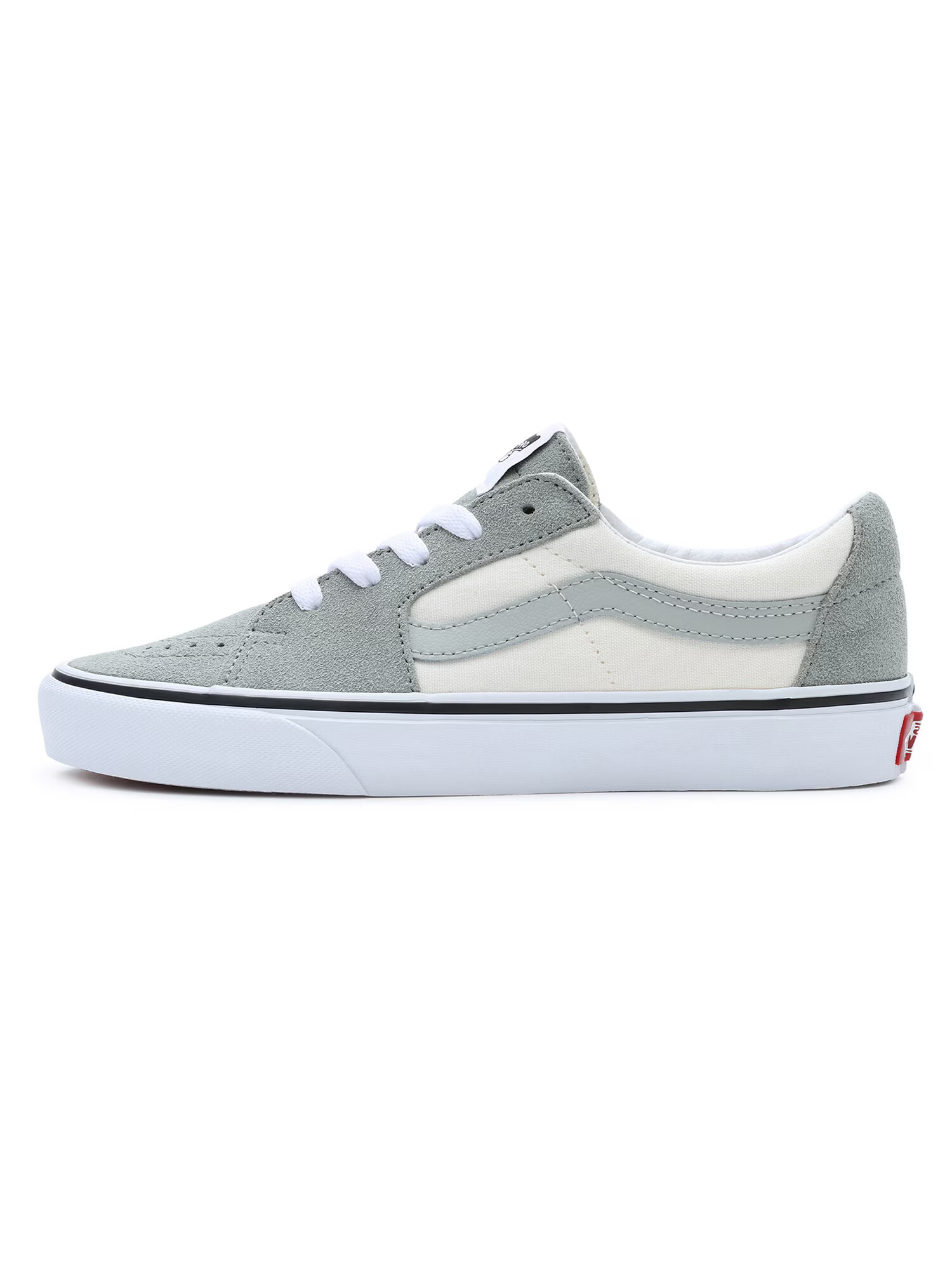 VANS Σνίκερ χαμηλό 'SK8-Low' κρεμ / γκρι / κόκκινο / μαύρο / λευκό - Pepit.gr