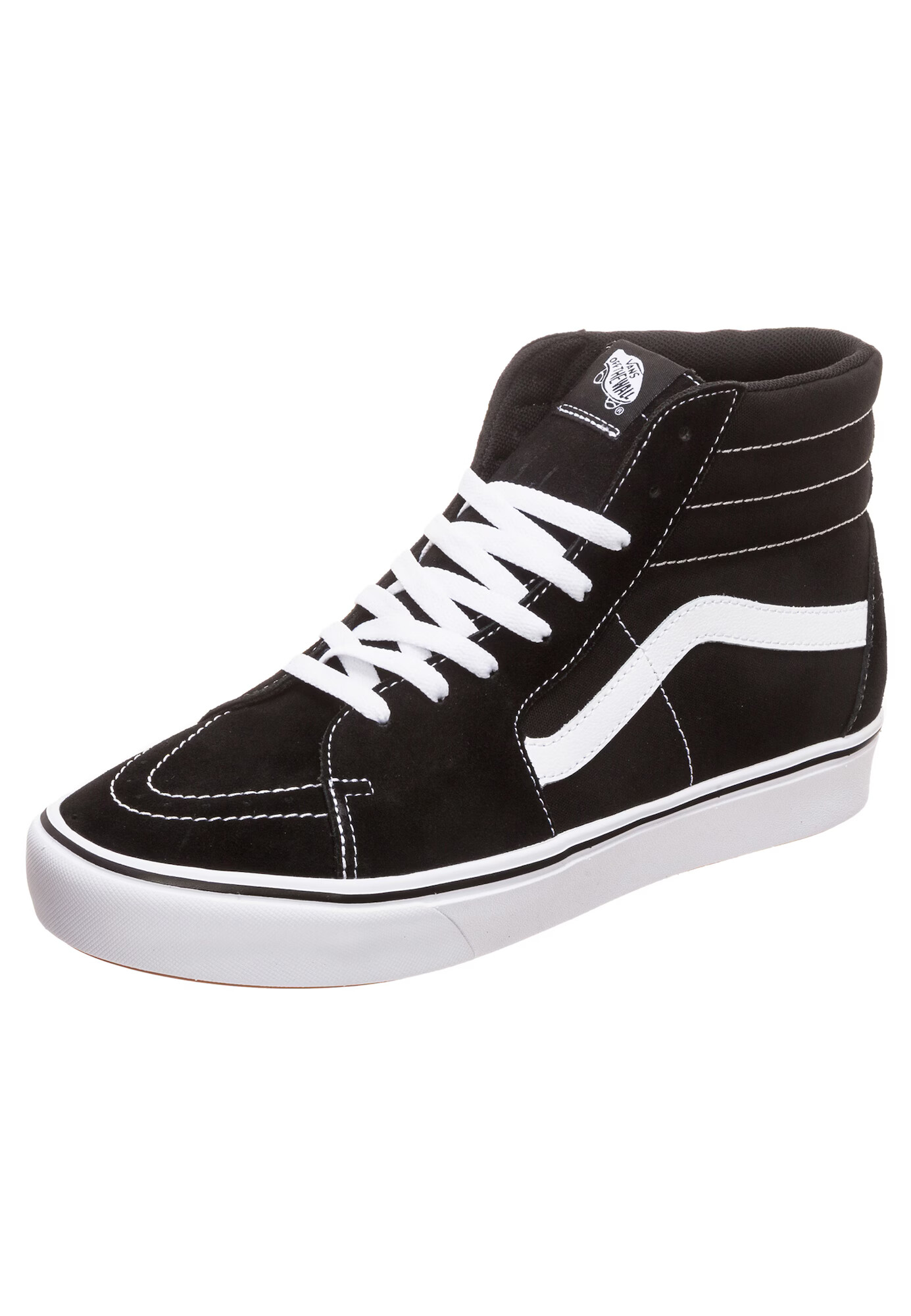 VANS Σνίκερ ψηλό 'UA ComfyCush SK8-Hi' μαύρο / λευκό - Pepit.gr