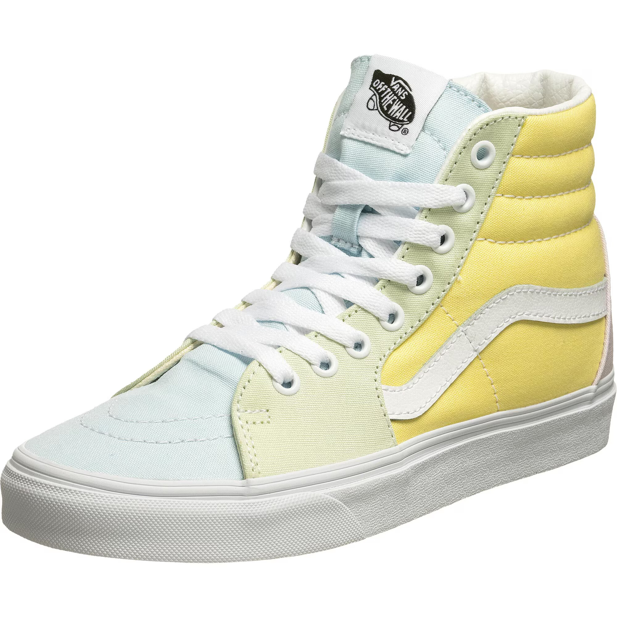 VANS Σνίκερ ψηλό 'UA SK8-Hi' μπλε παστέλ / κίτρινο / ανοικτό πράσινο / λευκό - Pepit.gr