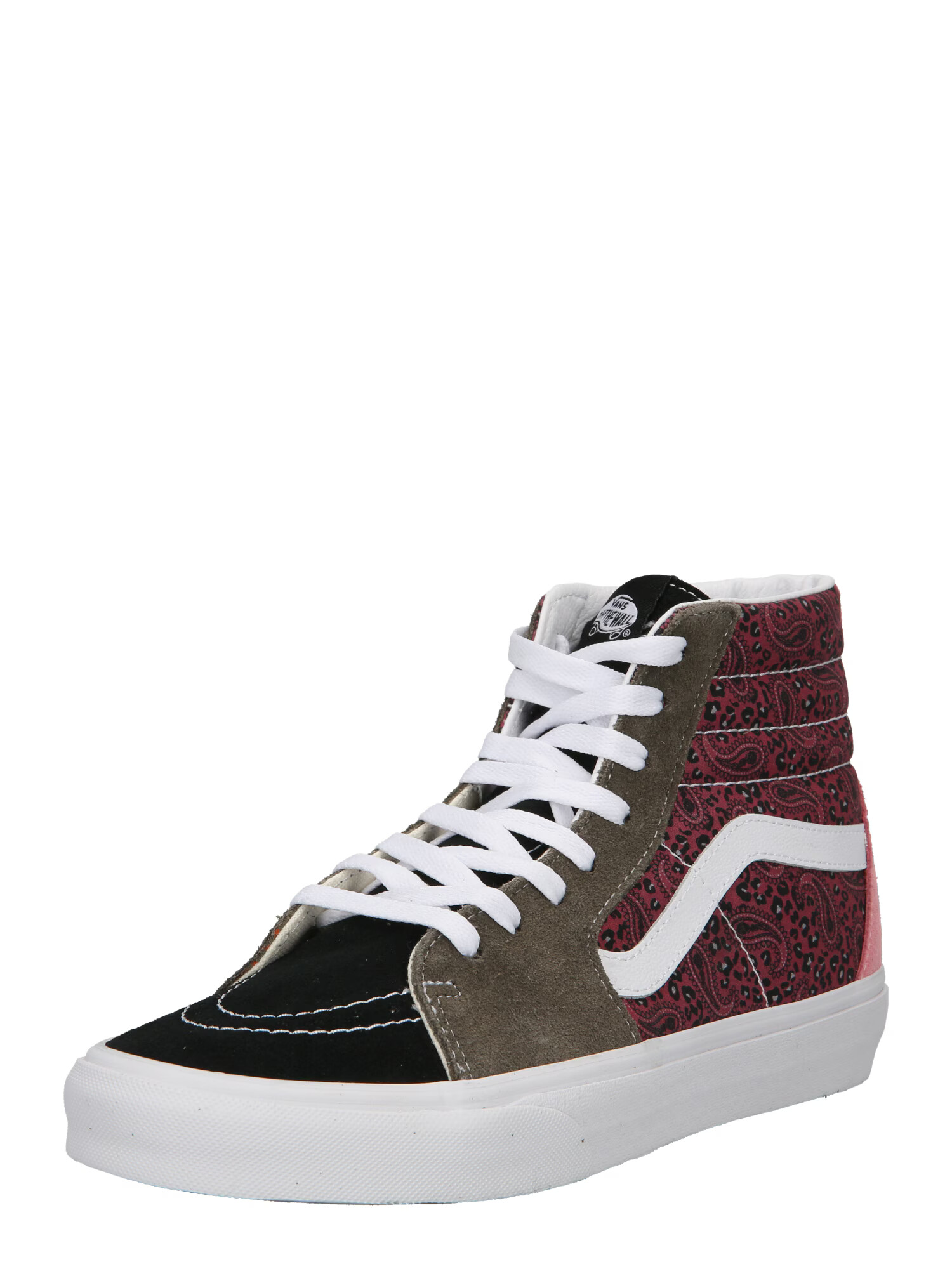 VANS Σνίκερ ψηλό 'UA SK8' λαδί / κόκκινο / μαύρο / λευκό - Pepit.gr