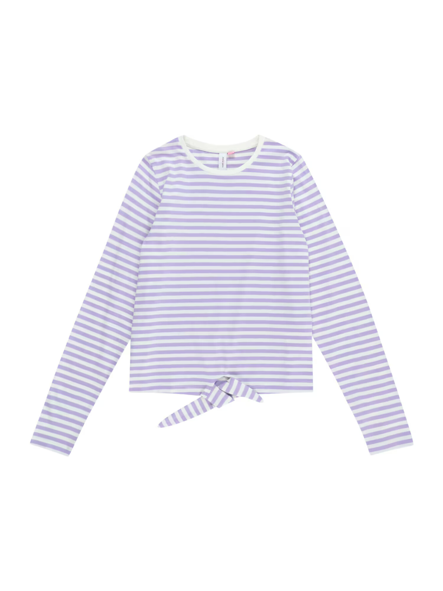 Vero Moda Girl Μπλουζάκι 'Sille Alma' ανοικτό λιλά / offwhite - Pepit.gr