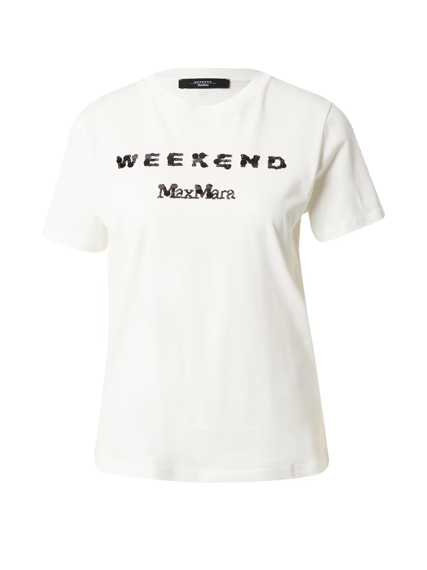 Weekend Max Mara Μπλουζάκι 'TALENTO' μαύρο / λευκό - Pepit.gr