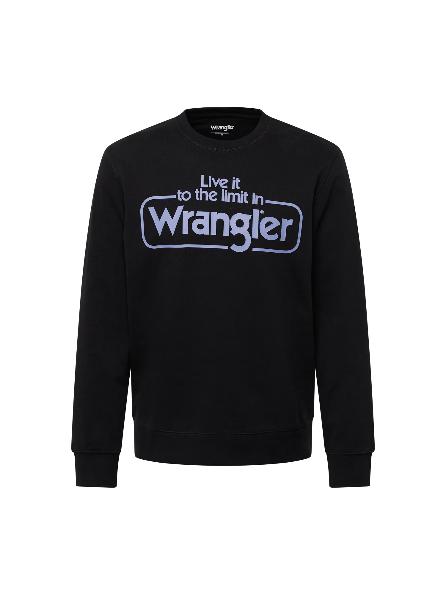 WRANGLER Μπλούζα φούτερ ανοικτό λιλά / μαύρο - Pepit.gr