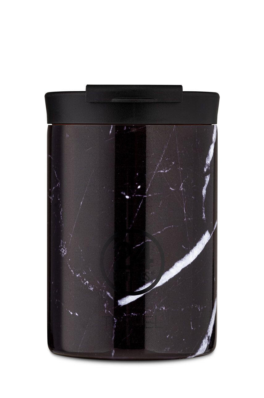 24bottles Θερμική κούπα Travel Tumbler Black Marble 350ml - Pepit.gr