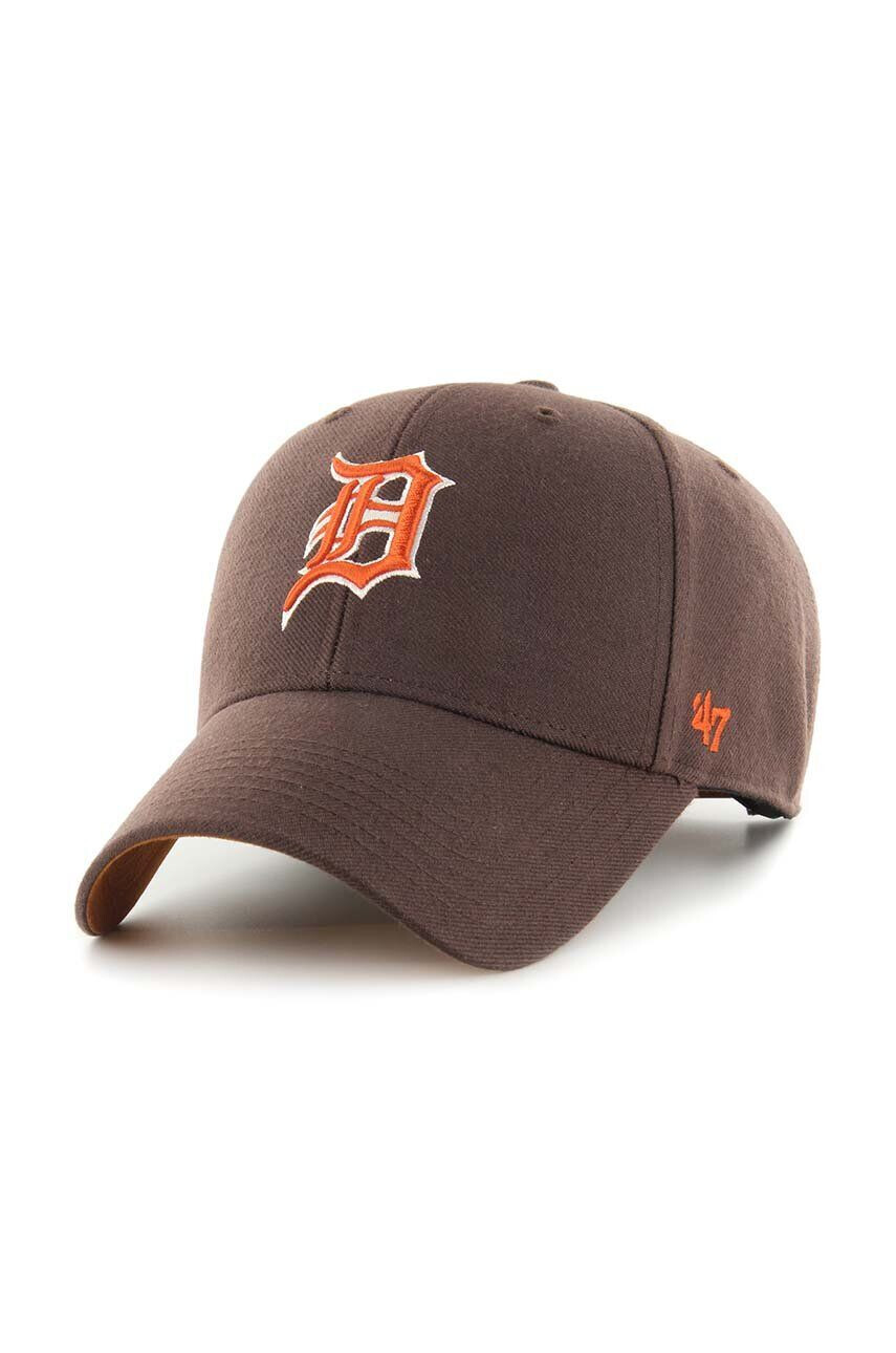 47brand Βαμβακερό καπέλο του μπέιζμπολ MLB Detroit Tigers - Pepit.gr